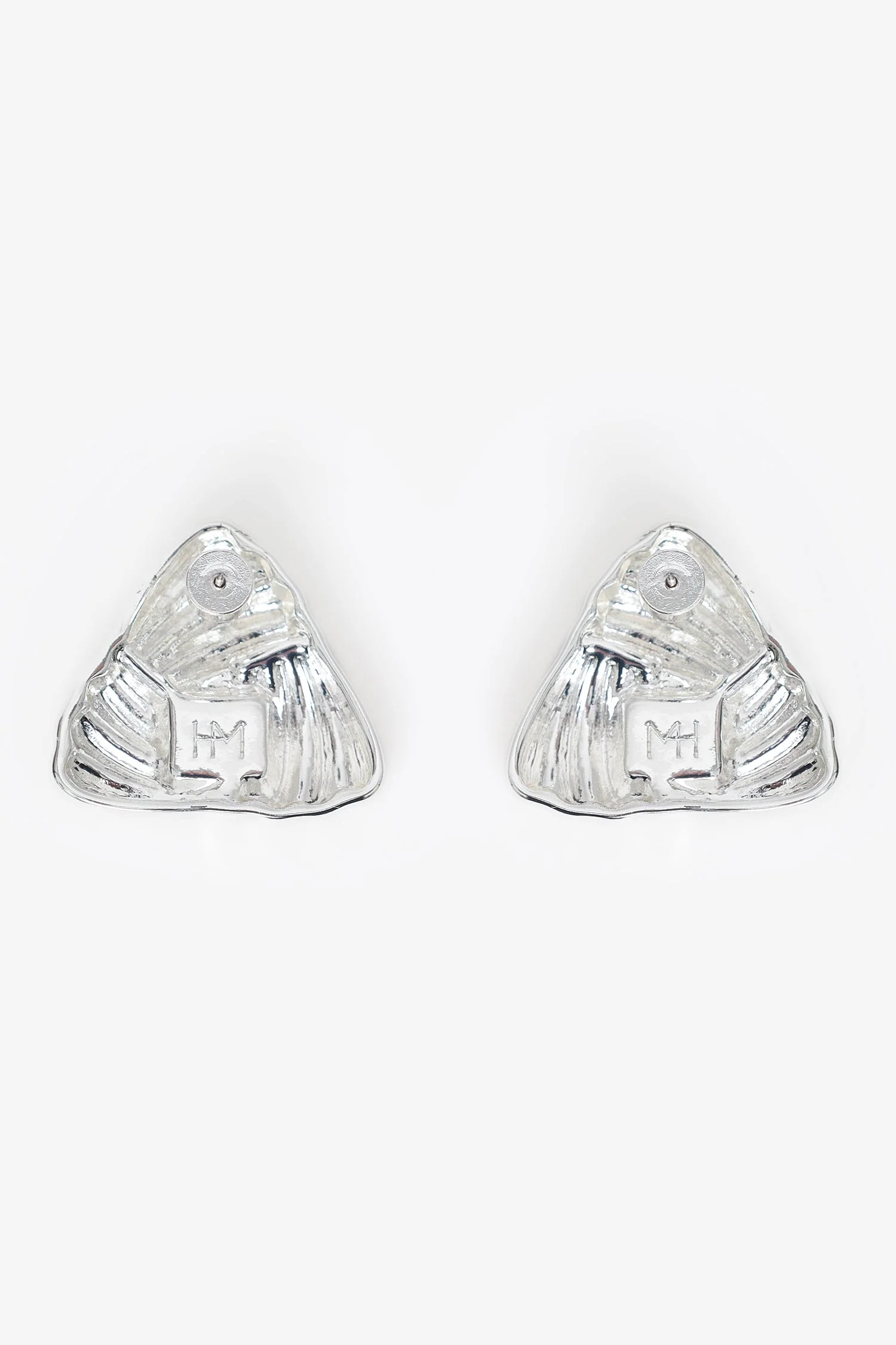 Heaven Mayhem Silver-Toned Tri Earrings - Image 3