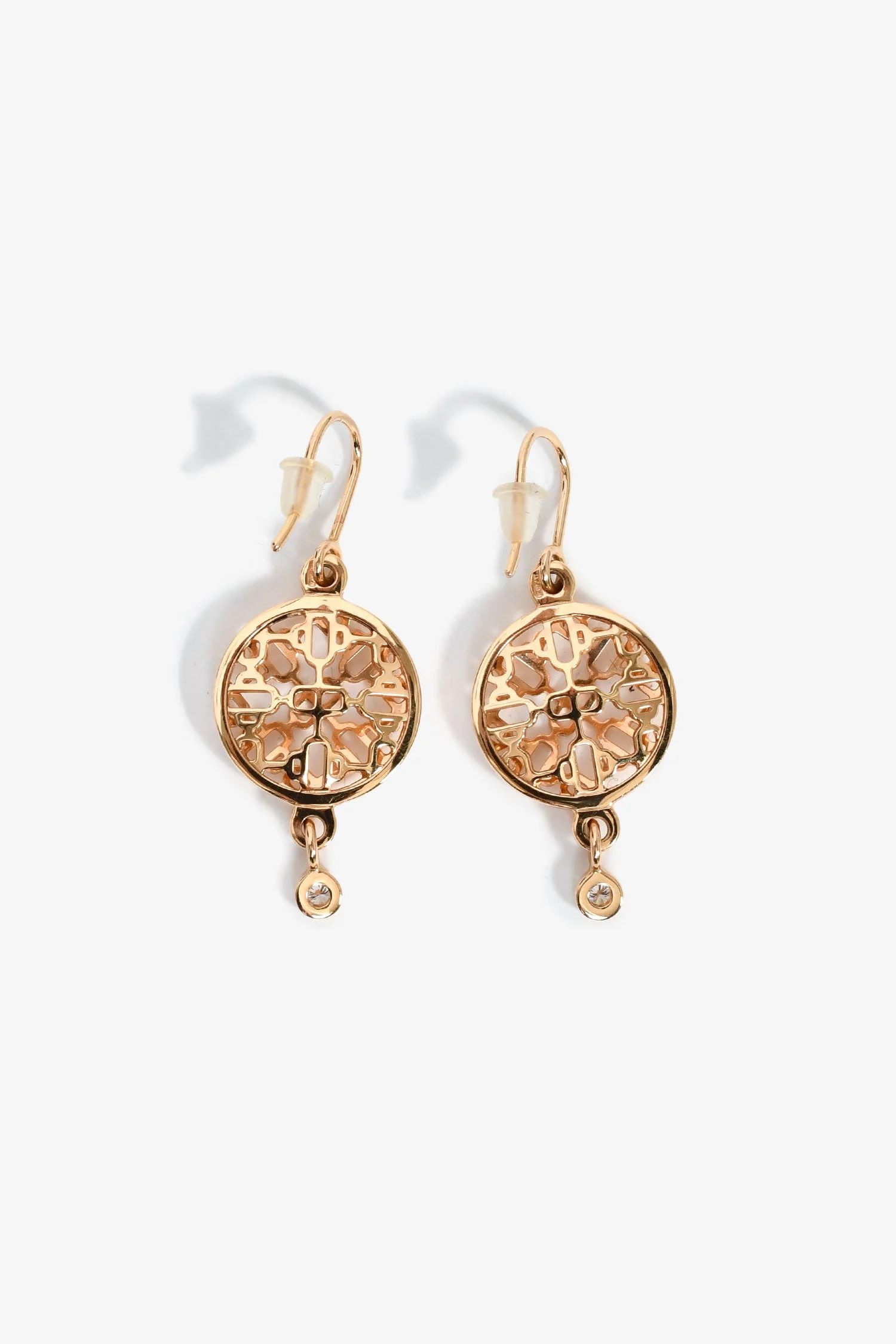 Hermès 18K Rose Gold Chaîne d'Ancre Passerelle Earrings - Image 2