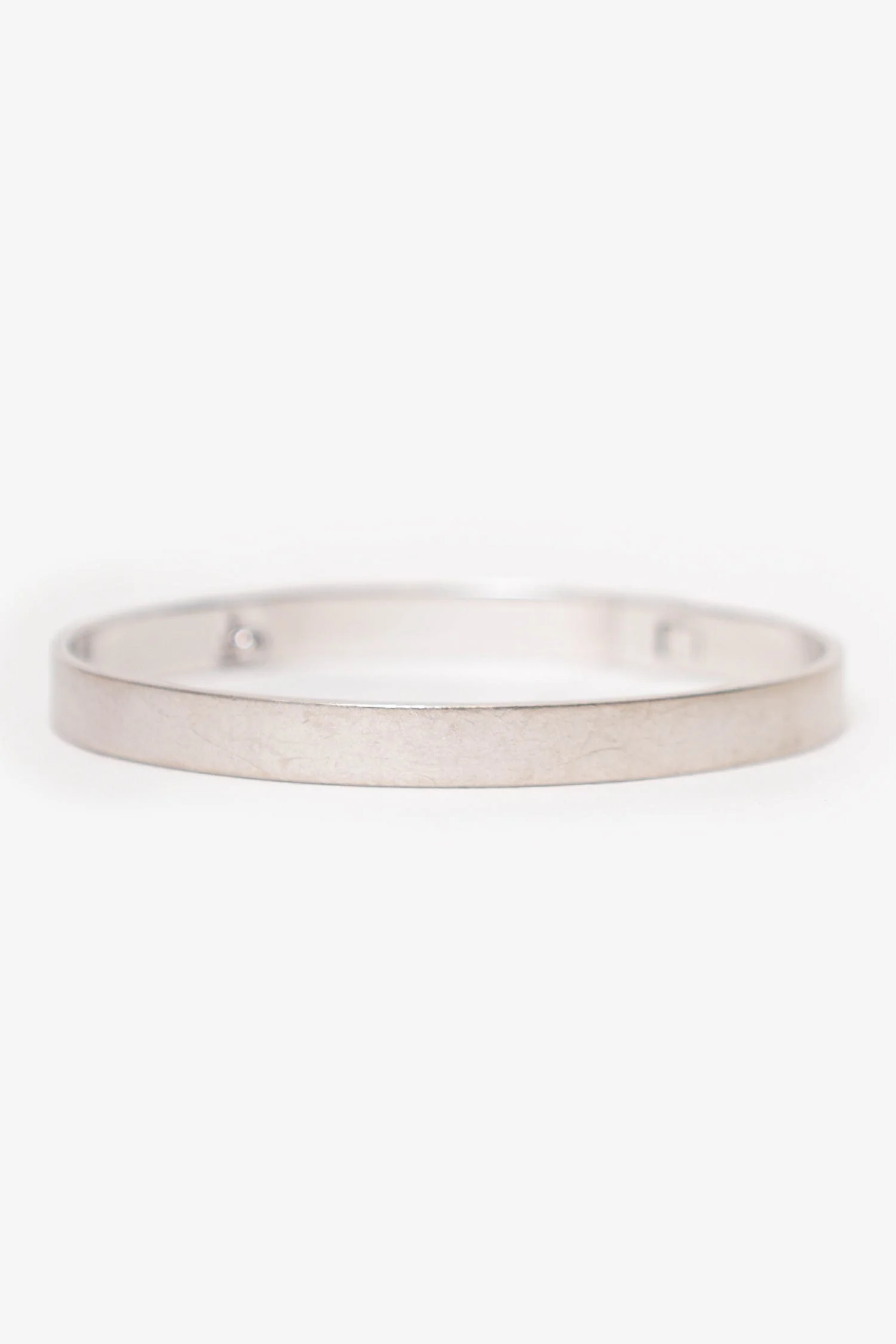 Hermès 18K White Gold Collier de Chien Bracelet - Image 3