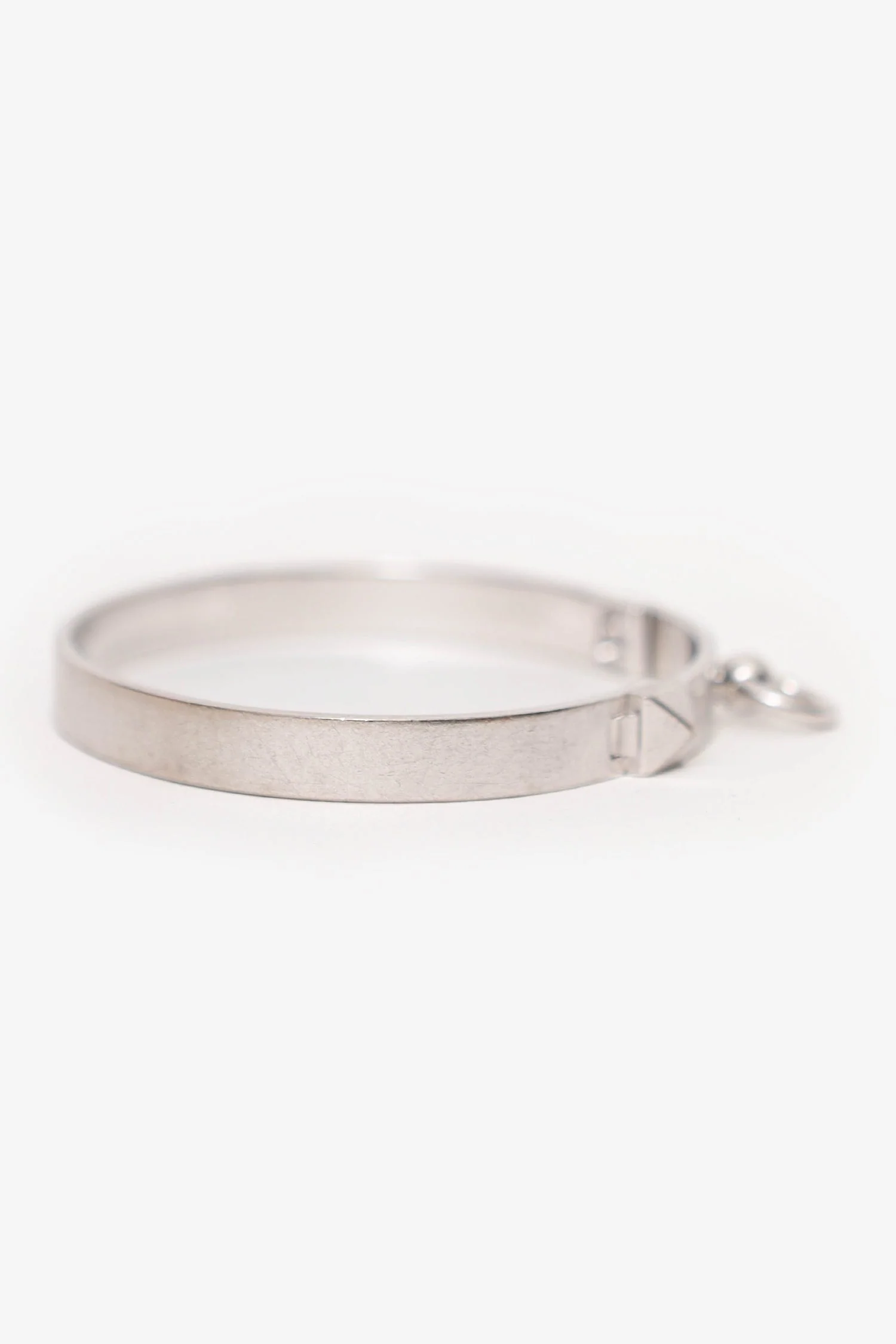 Hermès 18K White Gold Collier de Chien Bracelet - Image 4