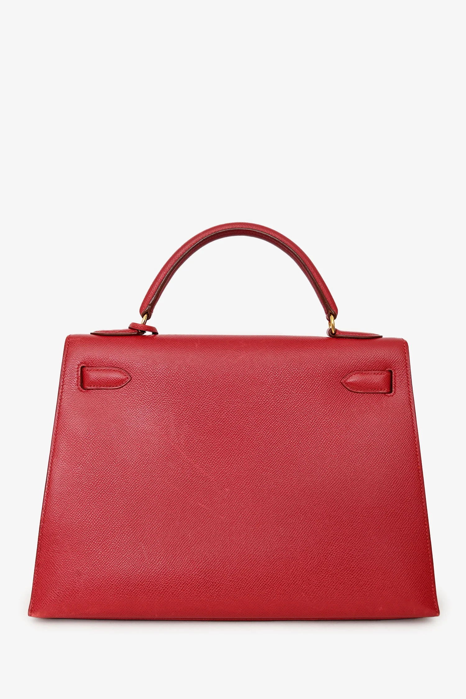 Hermès 1994 Red Epsom Kelly 32 GHW with Strap - Image 2
