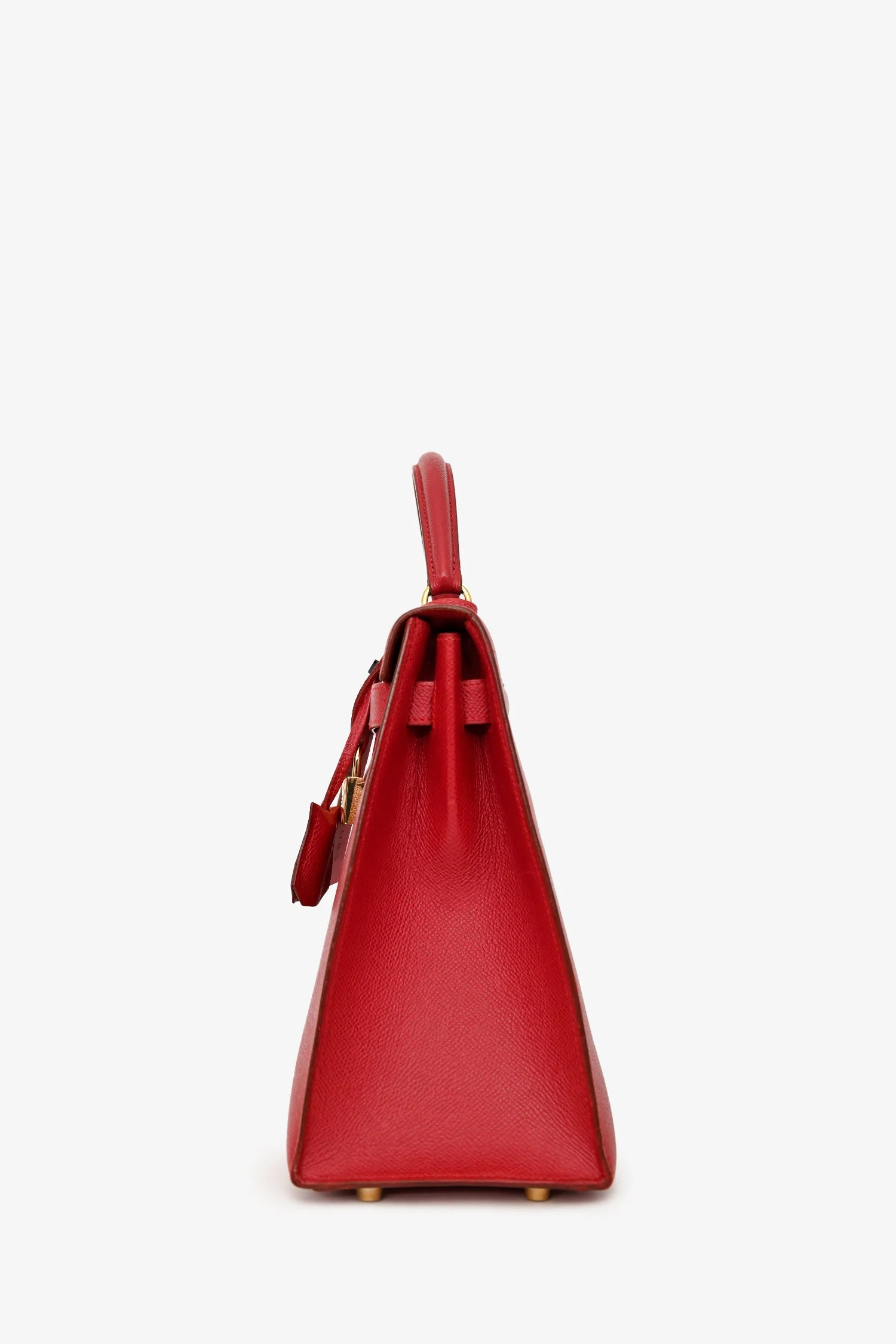 Hermès 1994 Red Epsom Kelly 32 GHW with Strap - Image 4