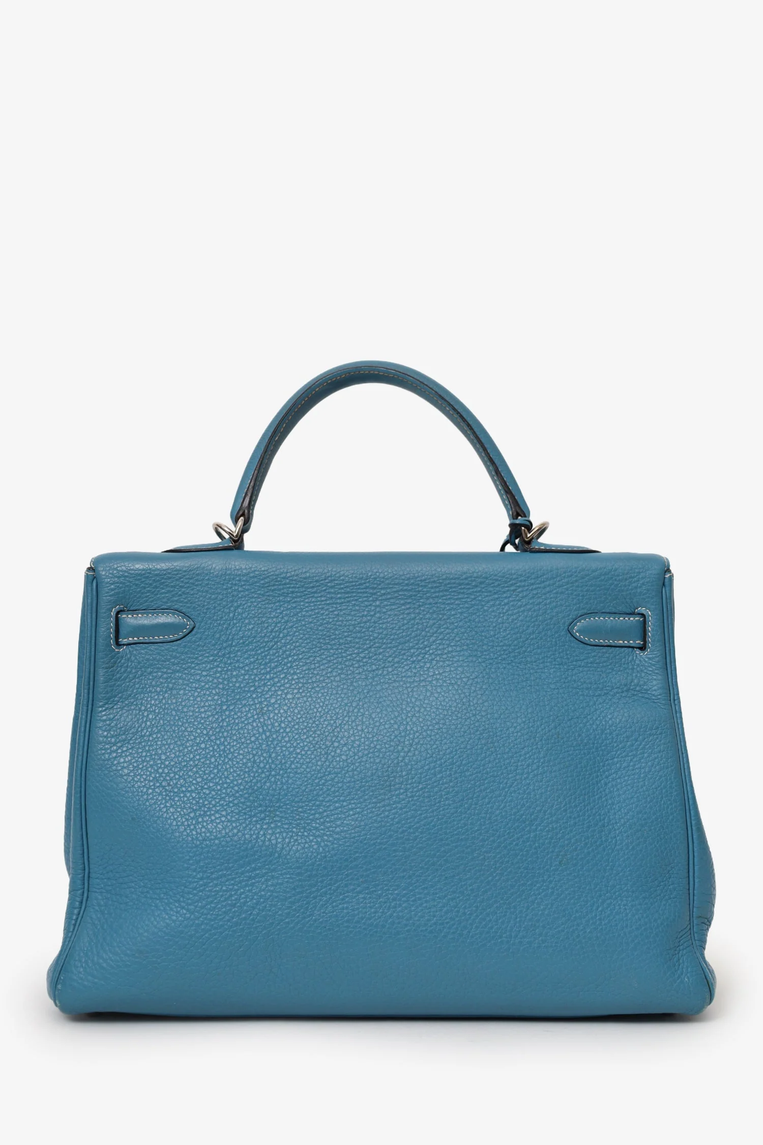 Hermès 2006 Blue Jean Leather Kelly 35 - Image 2