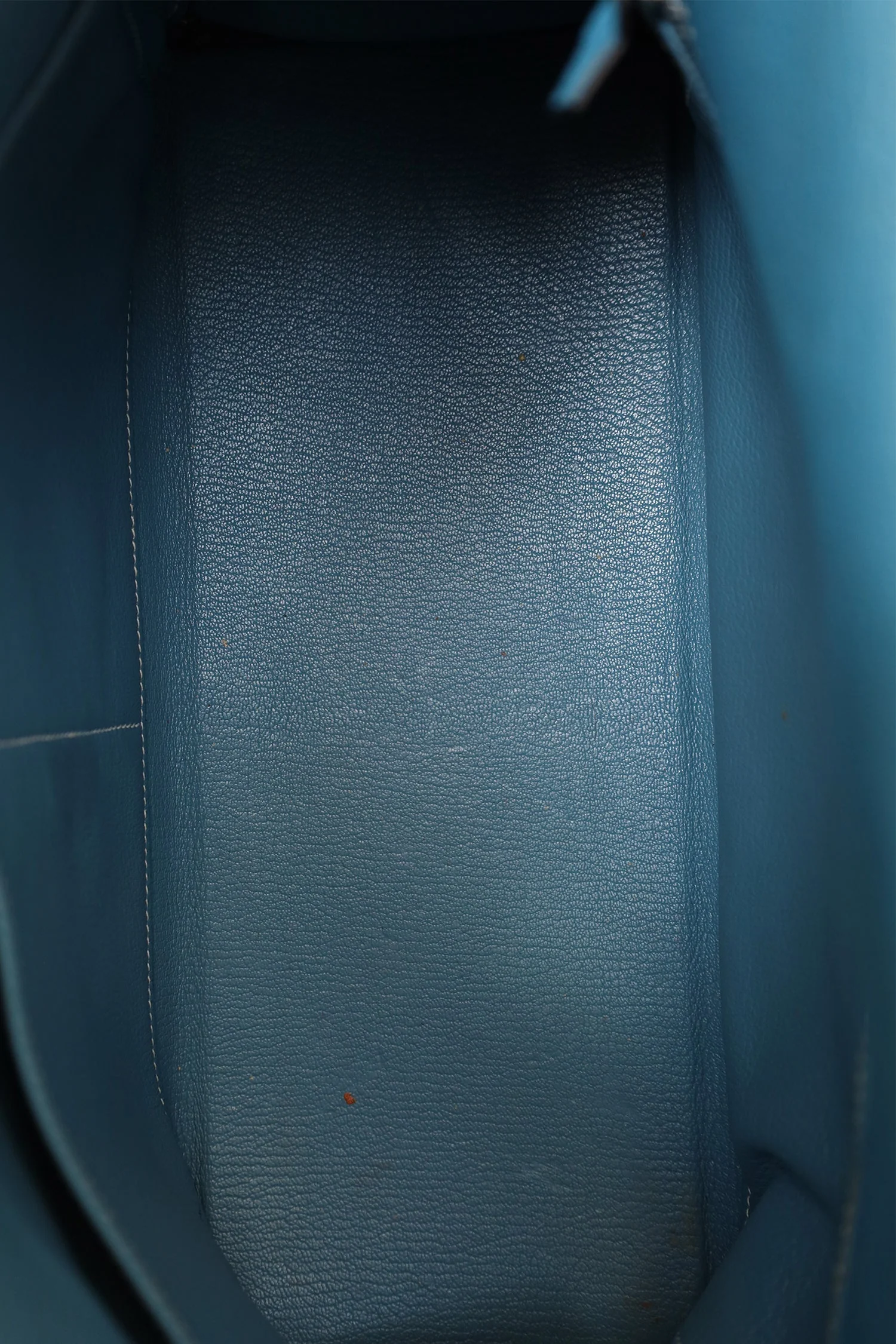 Hermès 2006 Blue Jean Leather Kelly 35 - Image 6