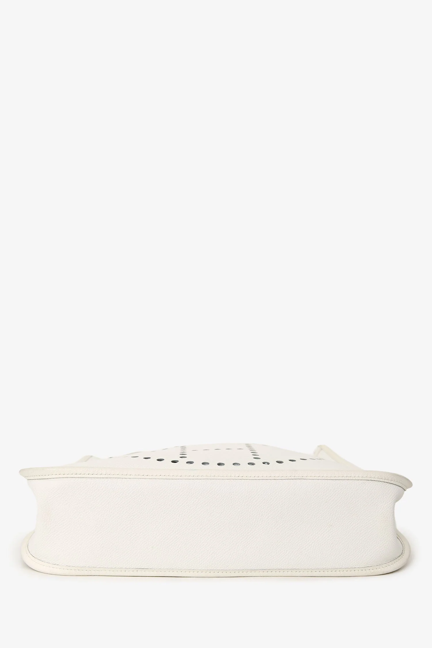Hermes 2006 White Epsom Evelyn 33 - Image 5