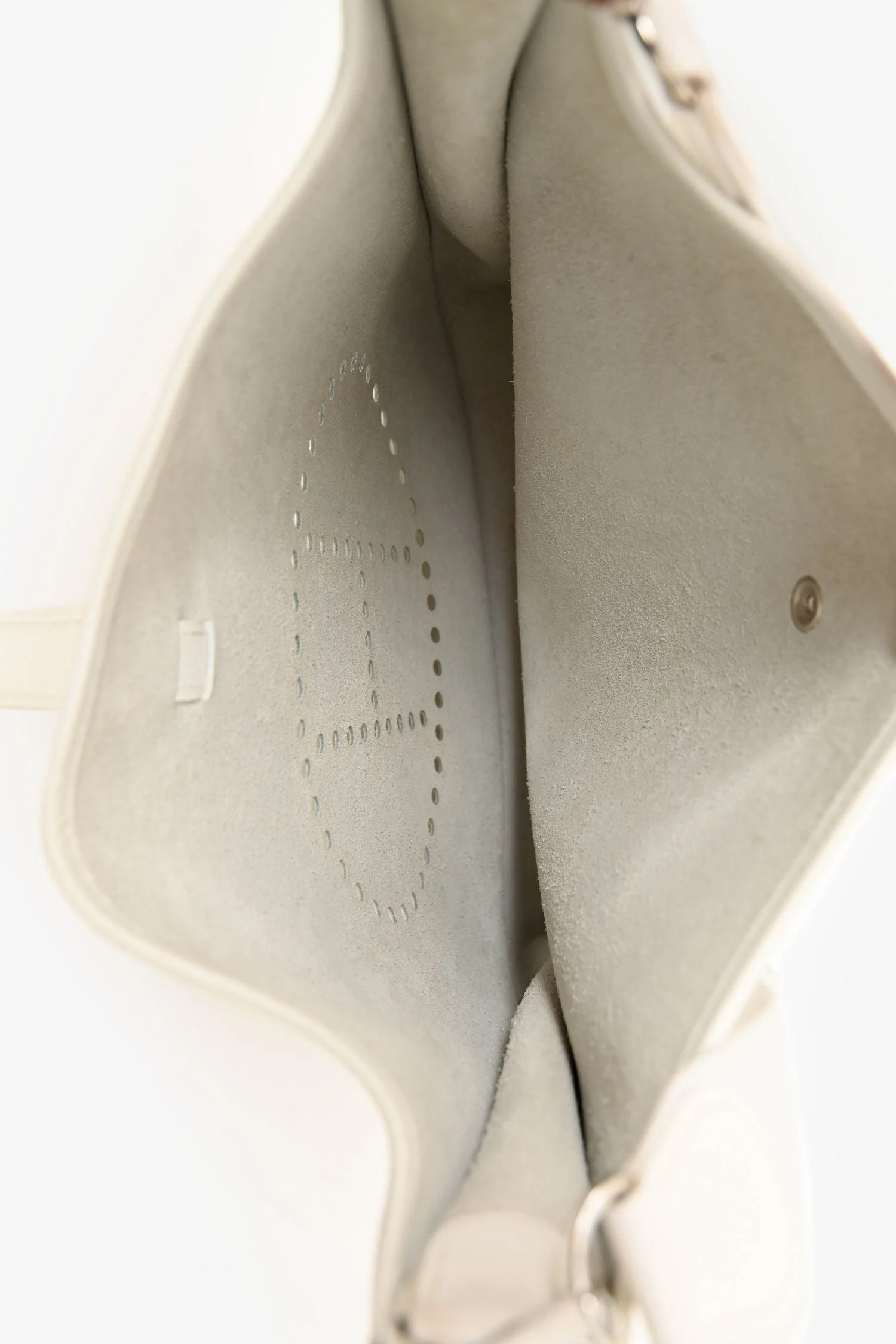 Hermes 2006 White Epsom Evelyn 33 - Image 6