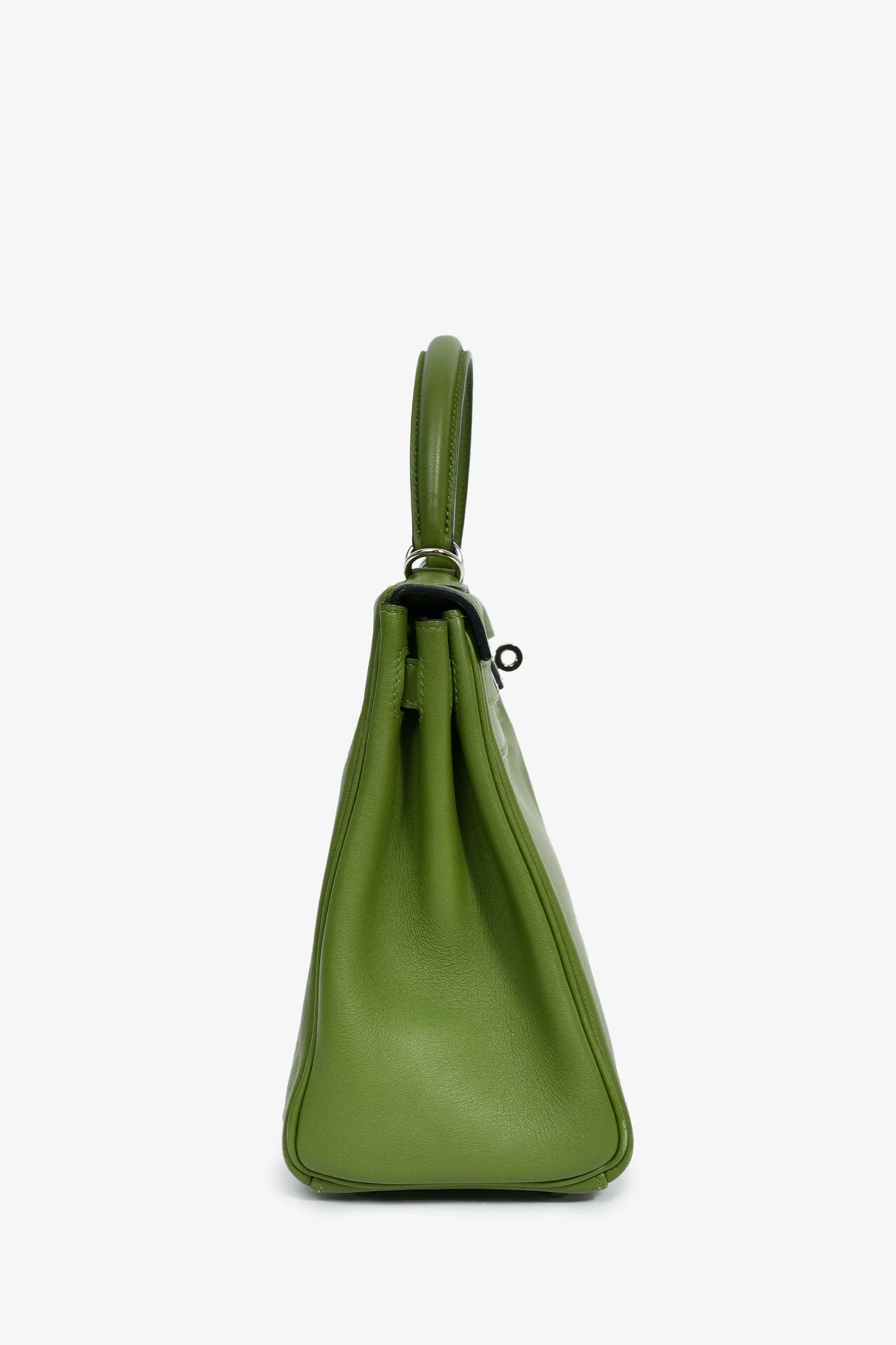 Hermès 2009 Green Pelouse Swift Leather Retourne Kelly 28 - Image 3