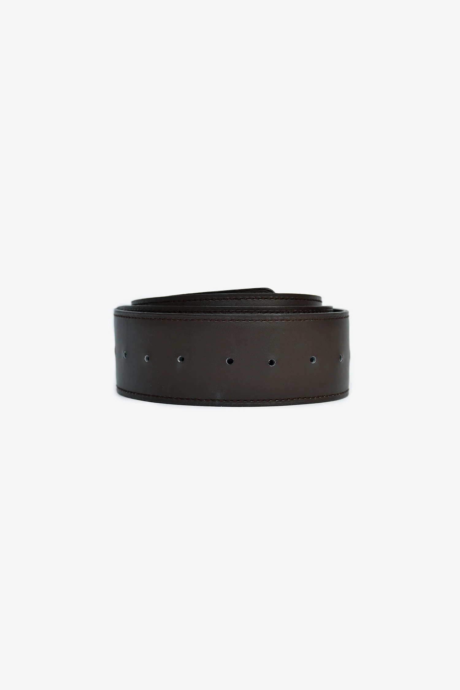 Hermes 2011 Black/Brown Reversible Belt Size 100 (No Buckle) - Image 4