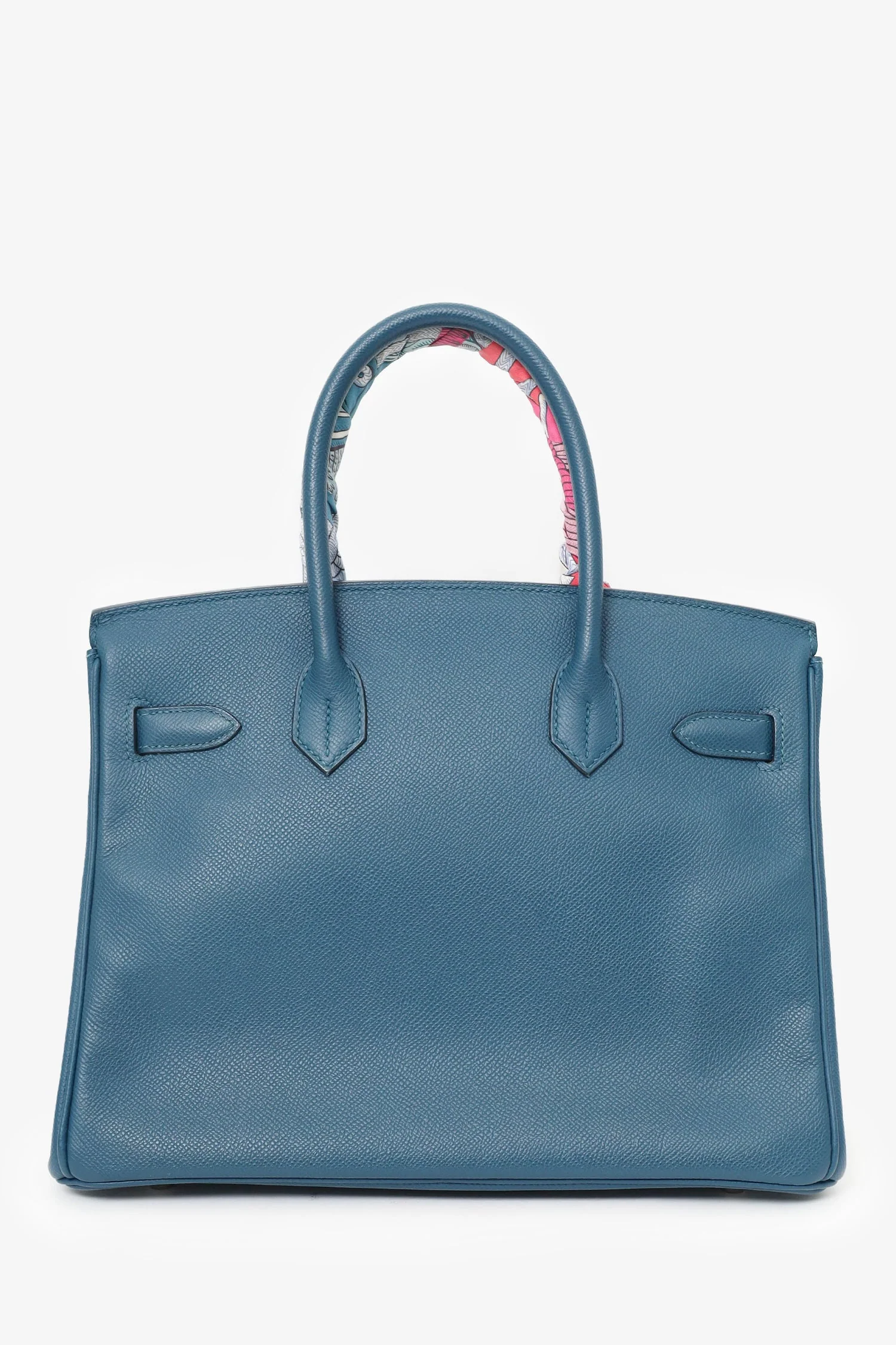 Hermes 2013 1P Colvert (Navy) Epsom Leather Birkin 30 with SHW - Image 5