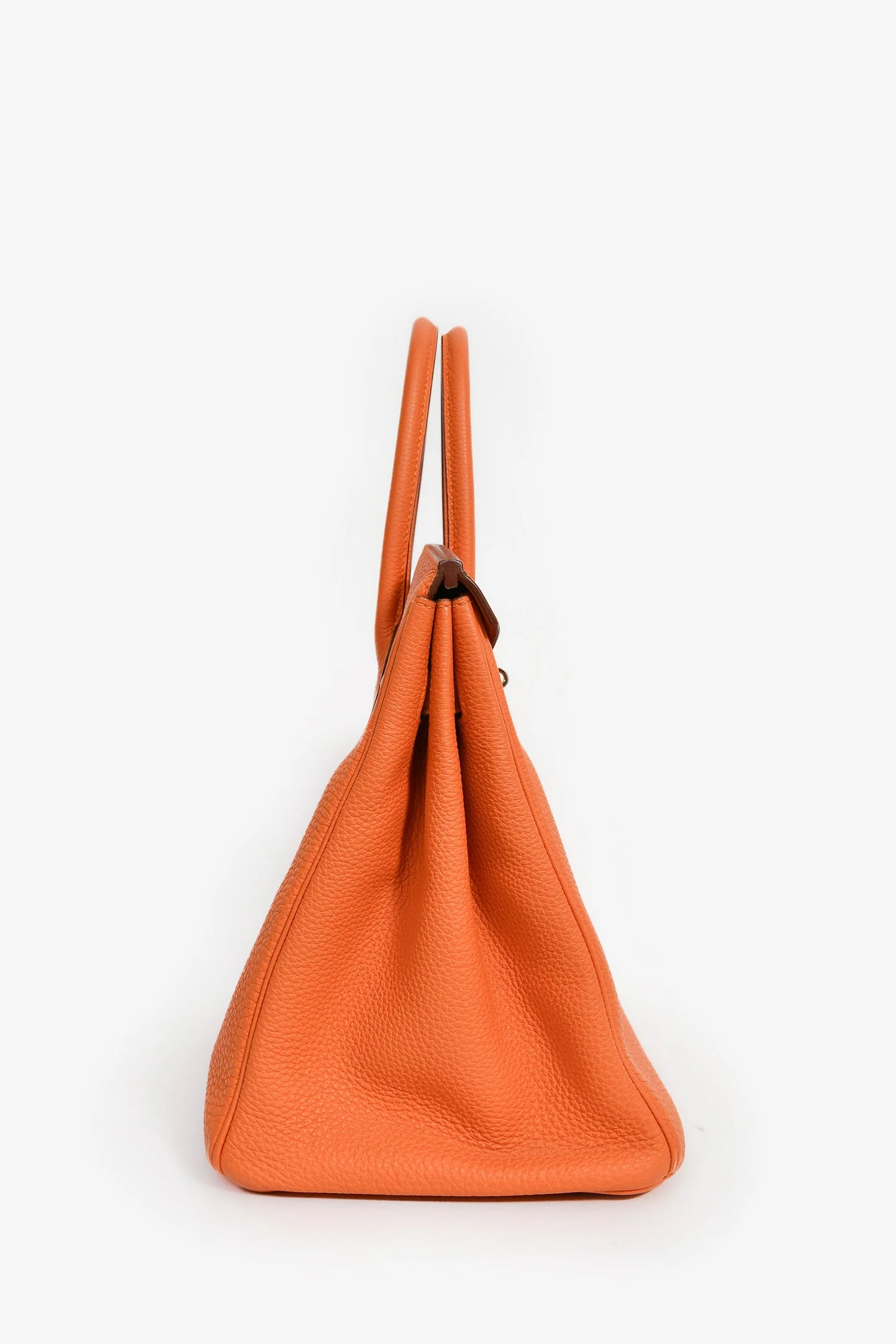 Hermès 2013 Orange Togo Leather Birkin 35 - Image 3