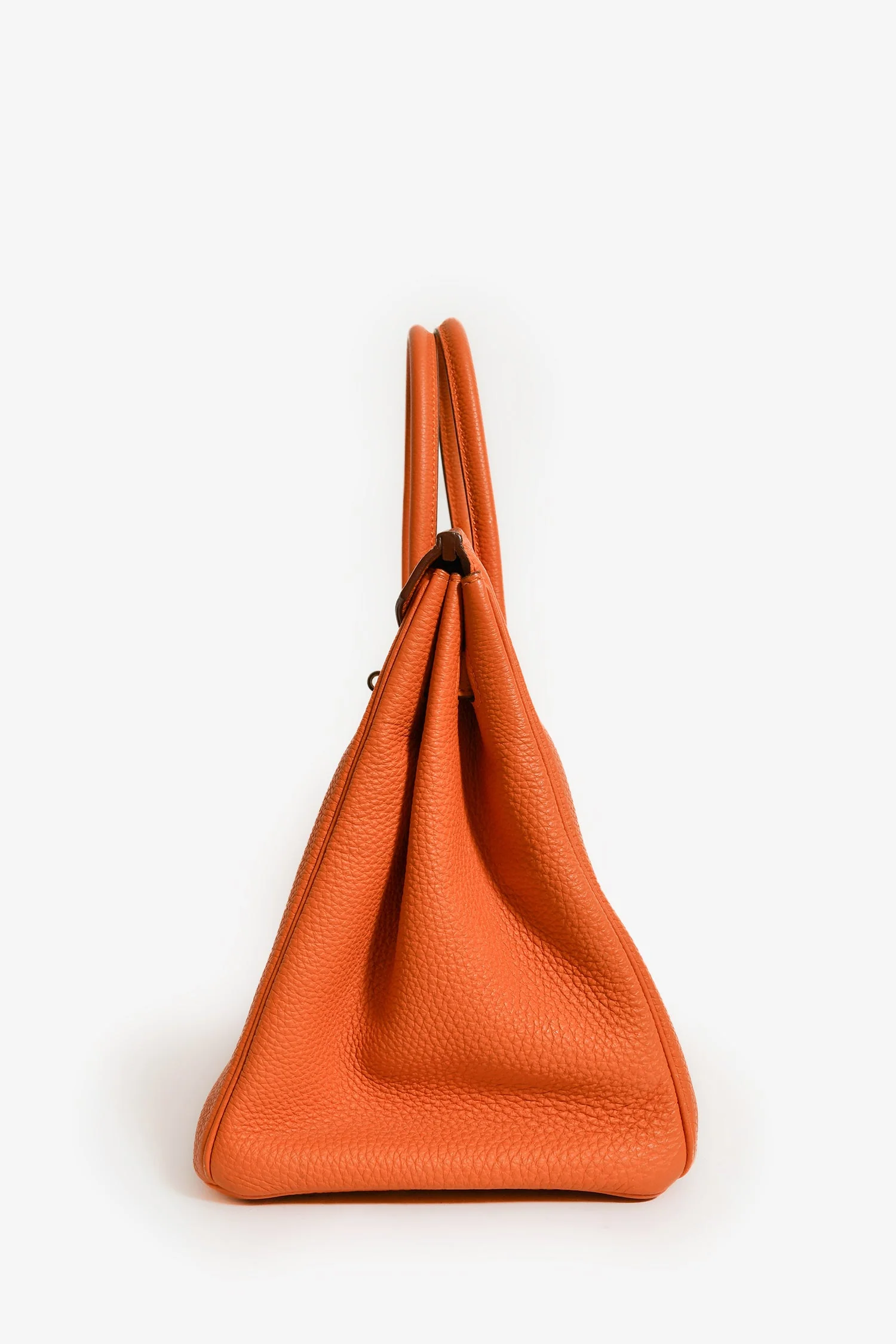 Hermès 2013 Orange Togo Leather Birkin 35 - Image 4
