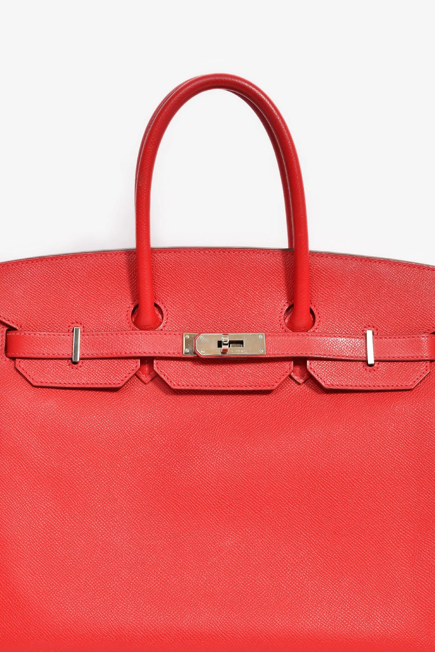 Hermès 2013 Rouge Epsom Leather Birkin 35 - Image 6
