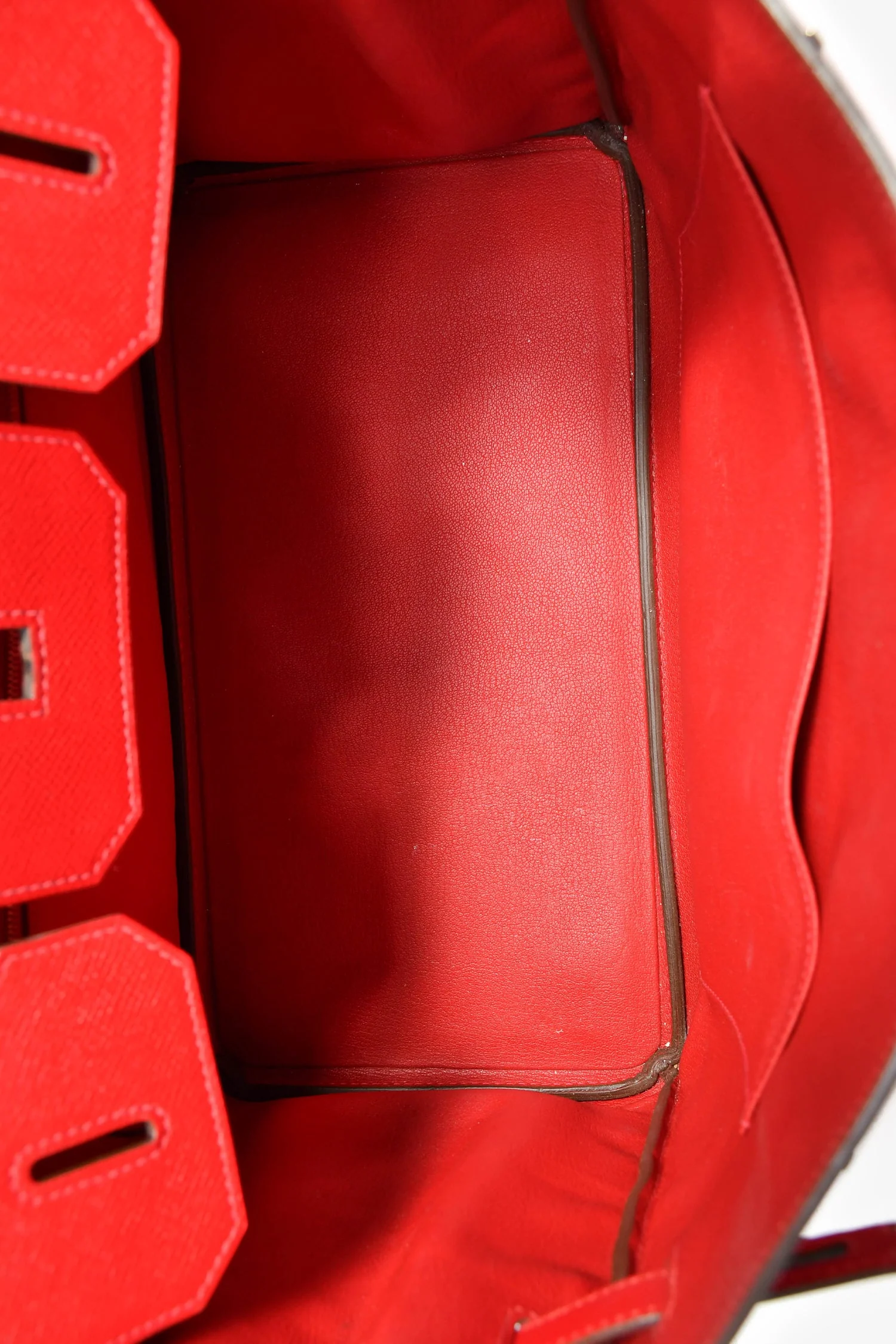 Hermès 2013 Rouge Epsom Leather Birkin 35 - Image 7