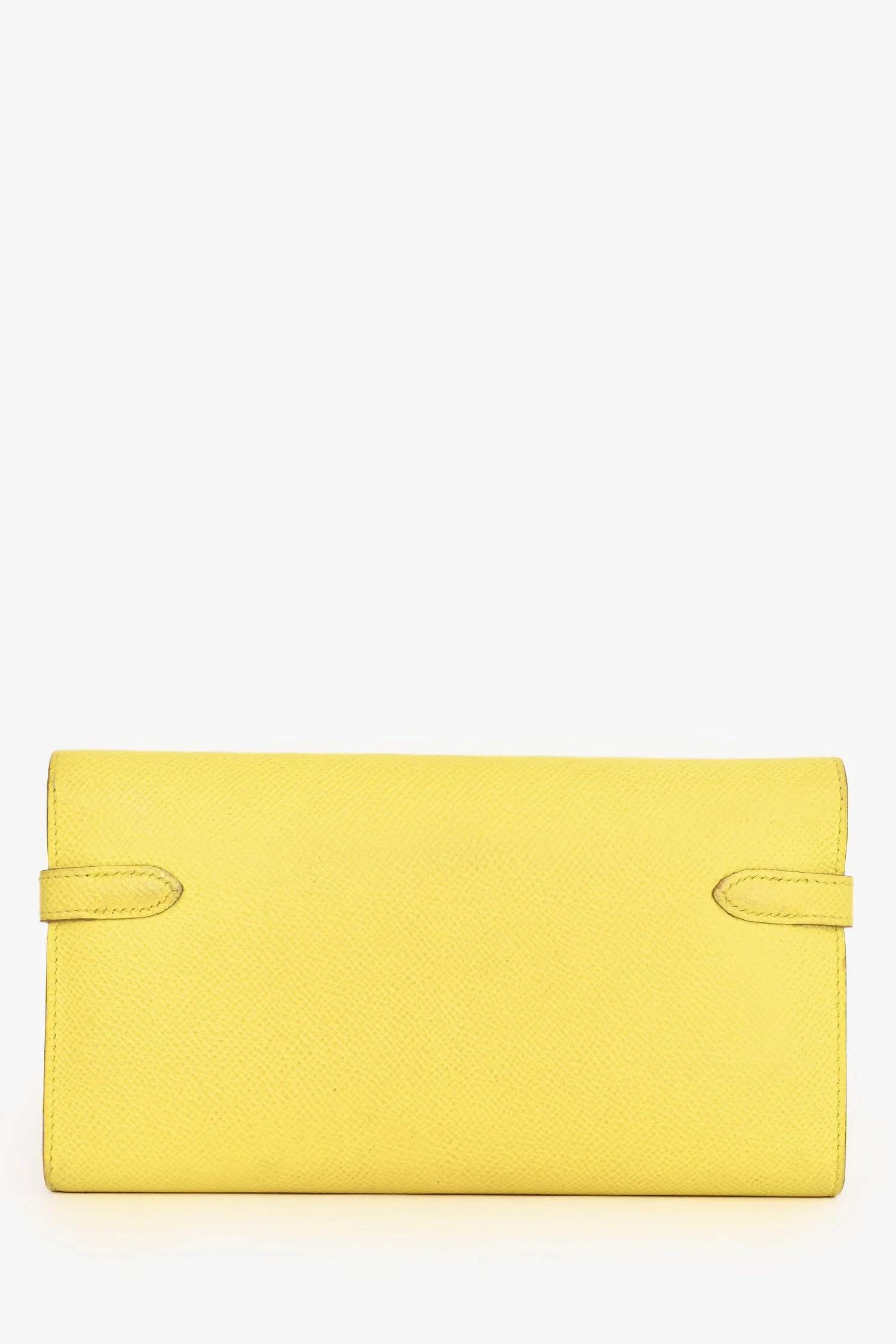 Hermès 2013 Yellow Epsom Kelly Wallet - Image 2