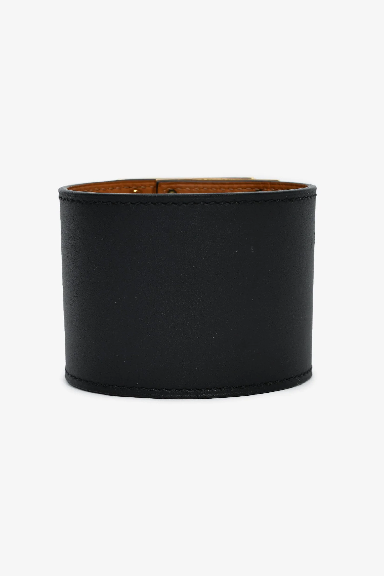 Hermès 2014 Black Swift Leather Collier de Chien Bracelet - Image 3