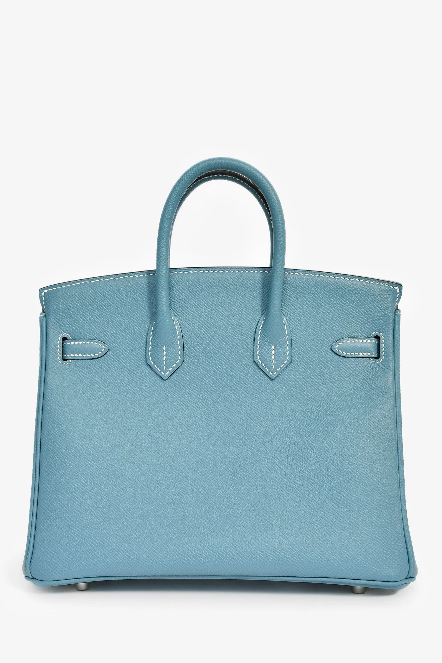 Hermès 2014 Blue Jean Epsom Leather Birkin 25 - Image 2