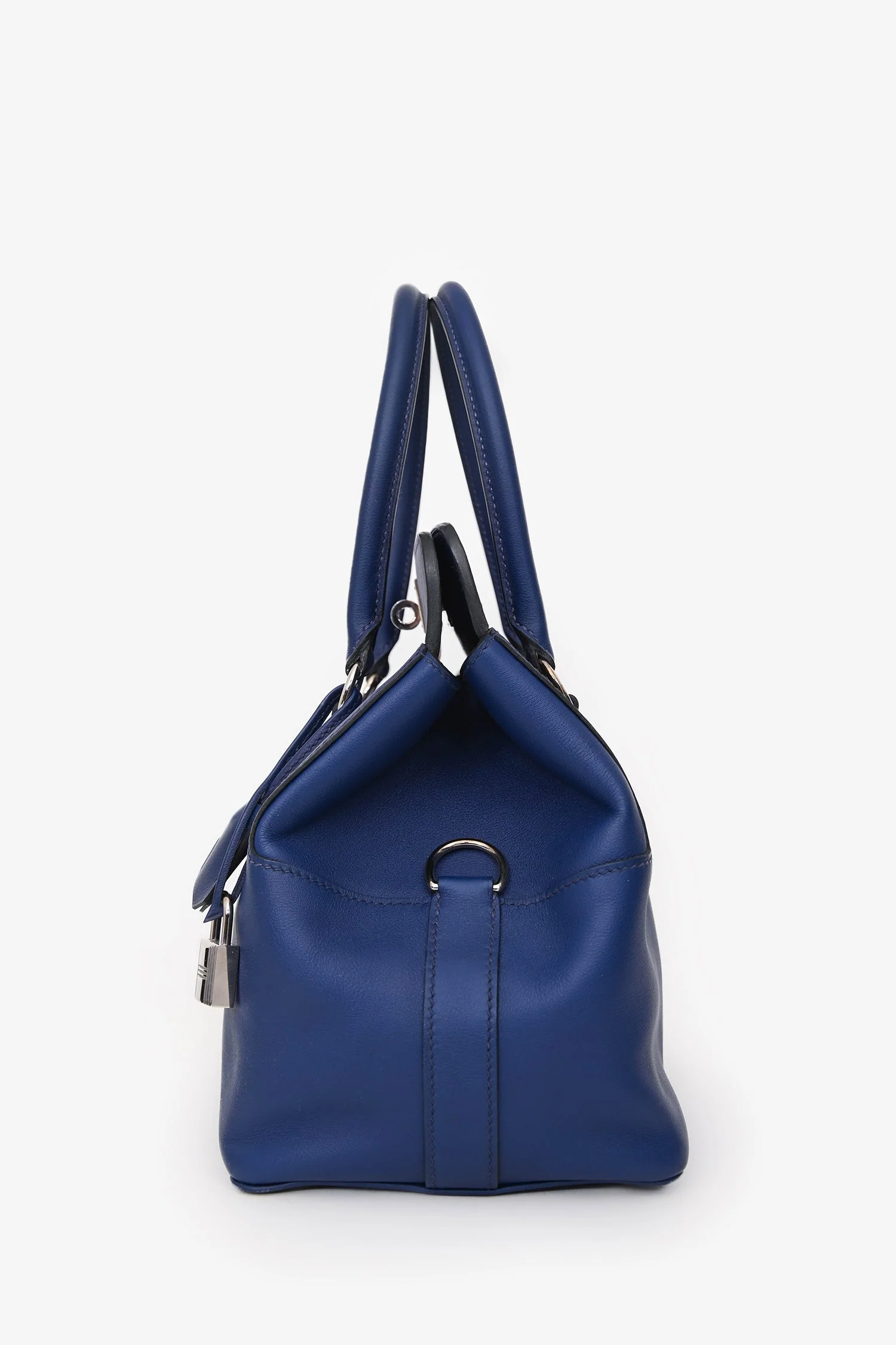 Hermès 2014 Blue Swift Leather Toolbox 20 With Strap - Image 4