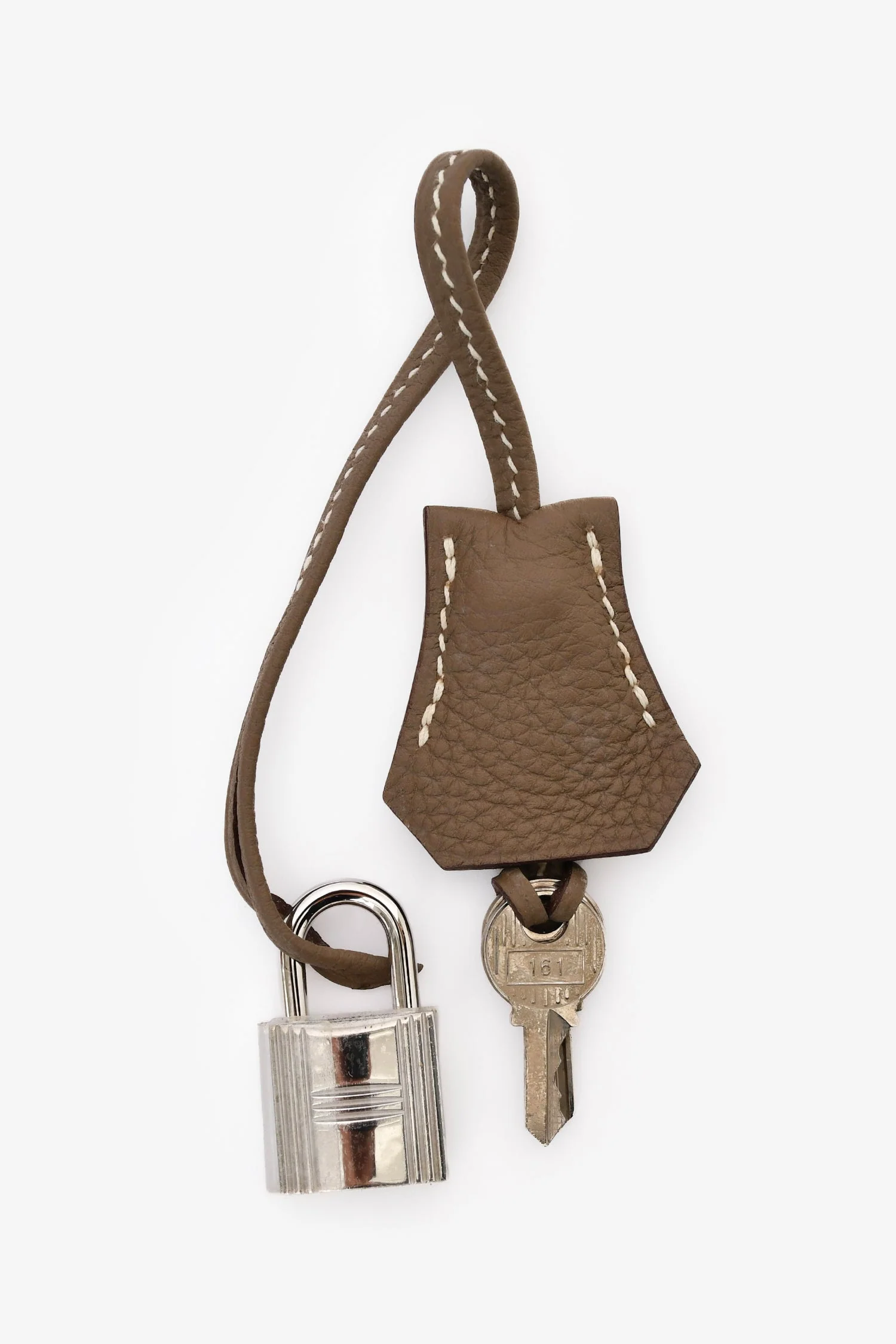 Hermes 2014 Etoupe Clemence Kelly 32 PHW with Strap - Image 8