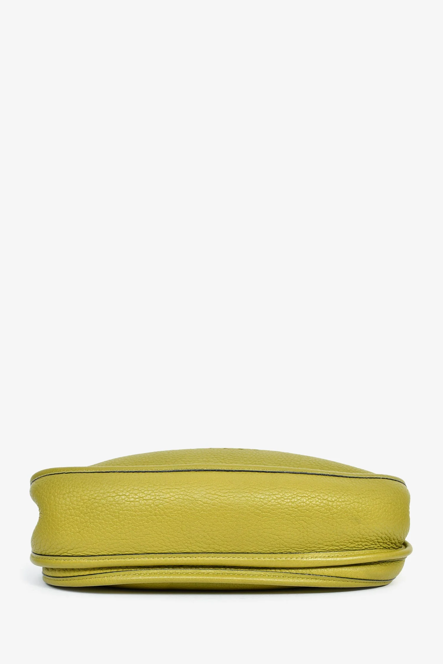 Hermès 2014 Green Clemence Leather Evelyne 28 II PM - Image 5