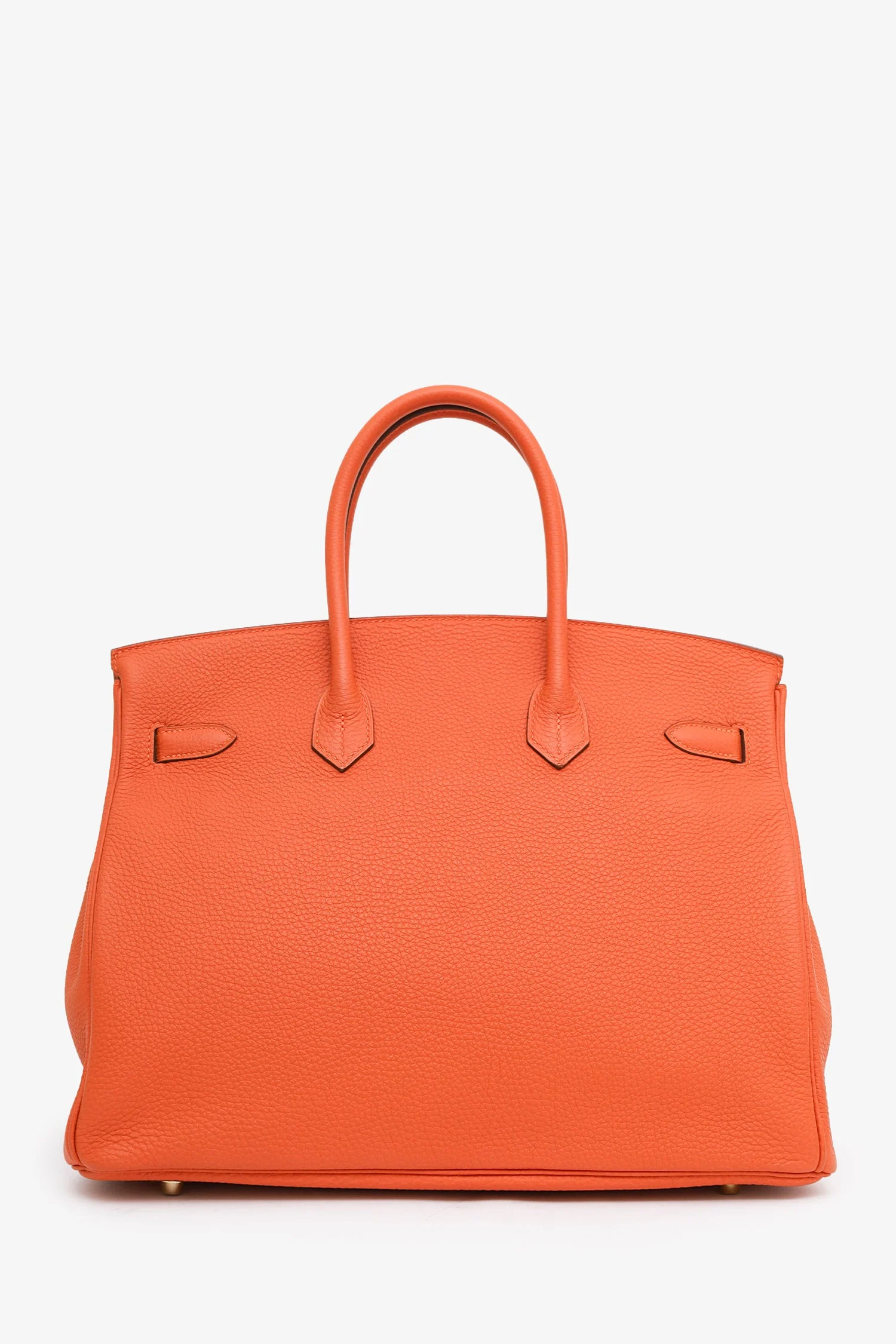 Hermès 2014 Orange Togo Leather Birkin 35 - Image 2