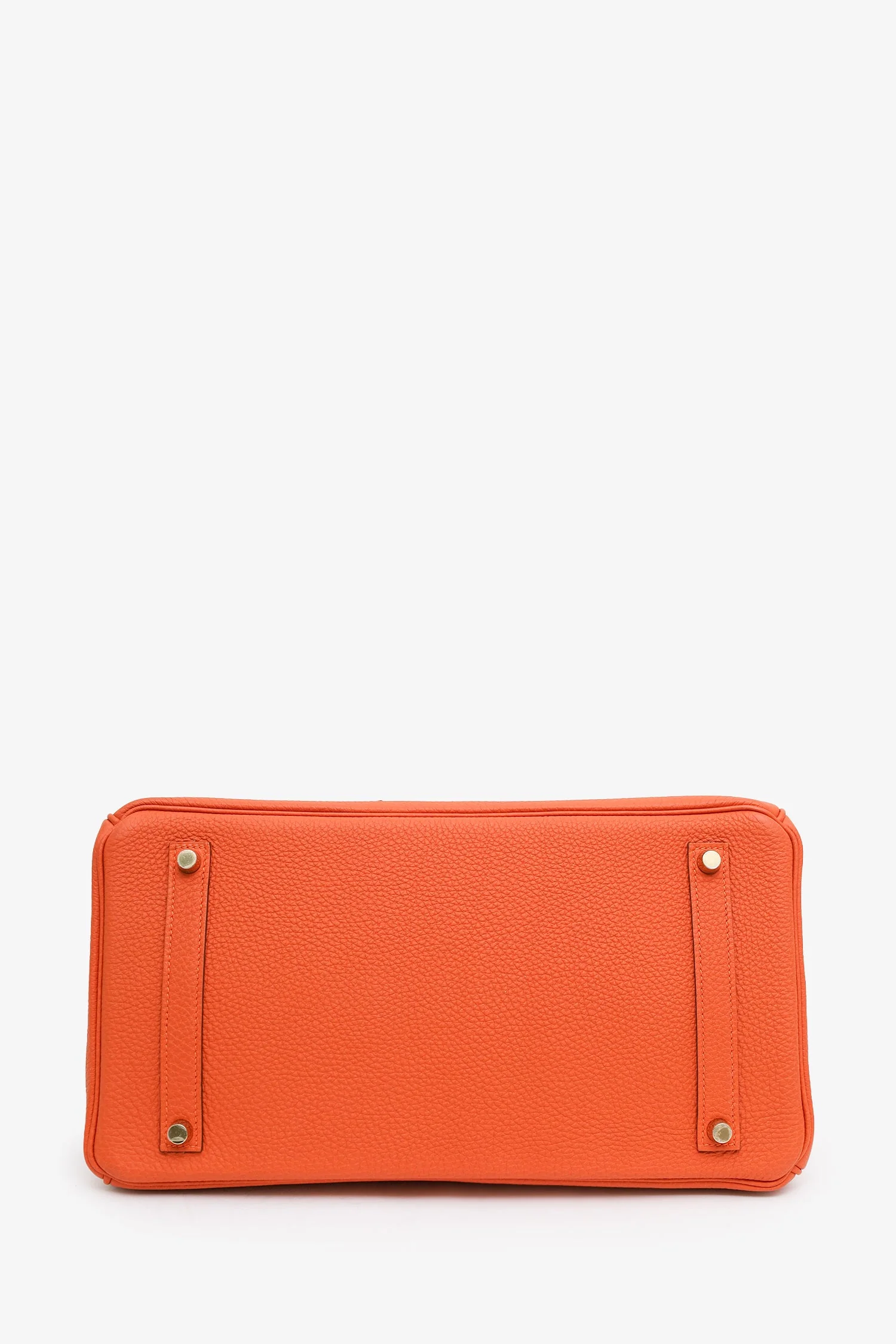 Hermès 2014 Orange Togo Leather Birkin 35 - Image 5