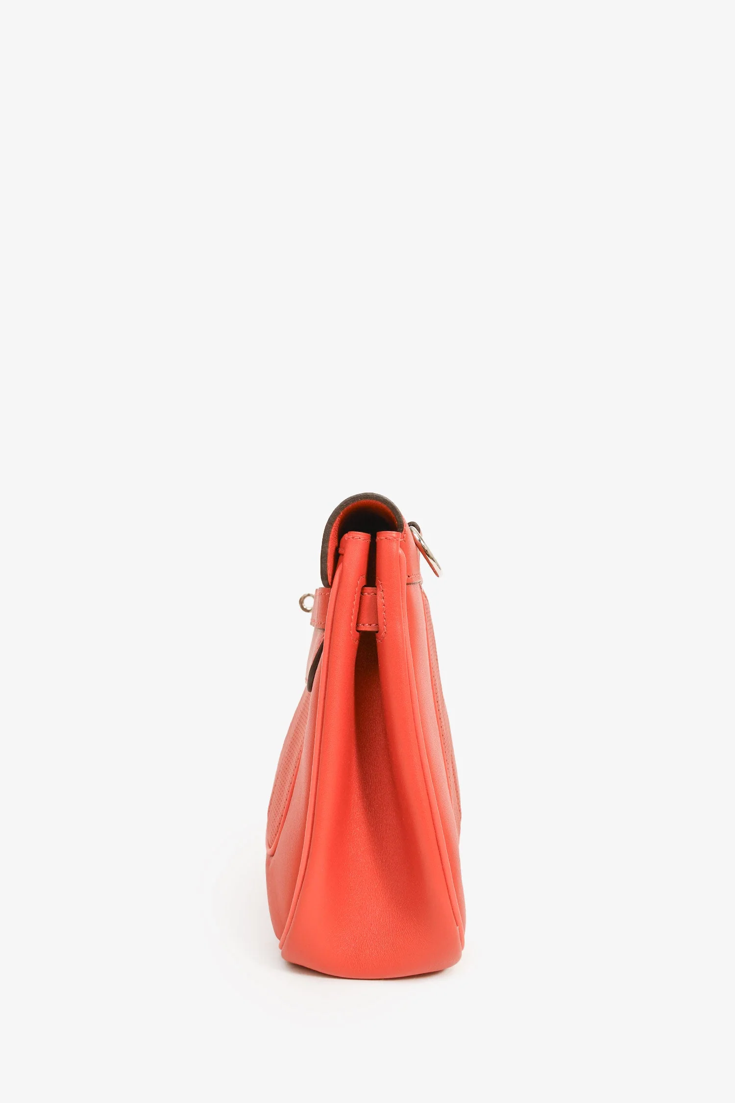 Hermes 2014 Red Perforated Swift Leather 'Berline' 28 Crossbody - Image 3