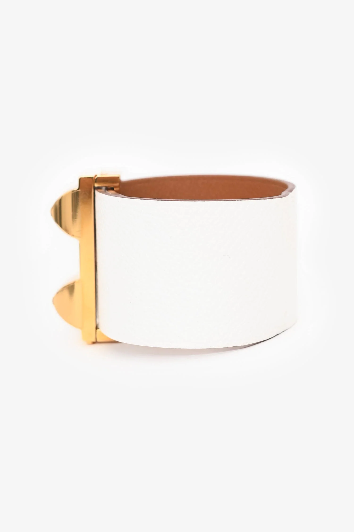 Hermès 2014 White Epsom Imprevisible Bracelet - Image 4