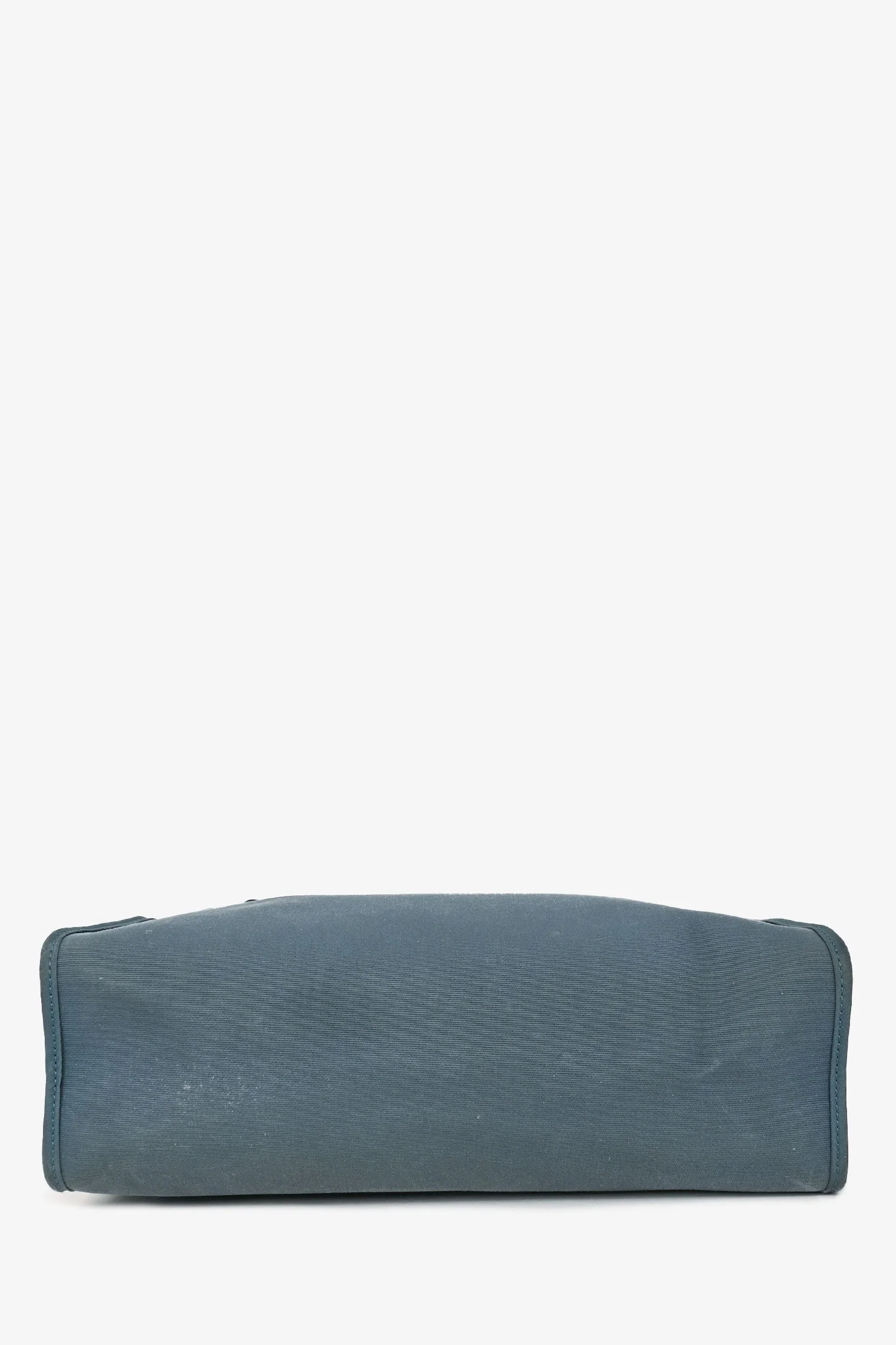 Hermes 2015 Blue/Brown Canvas Herbag 31 with Pouch (As Is) - Image 5