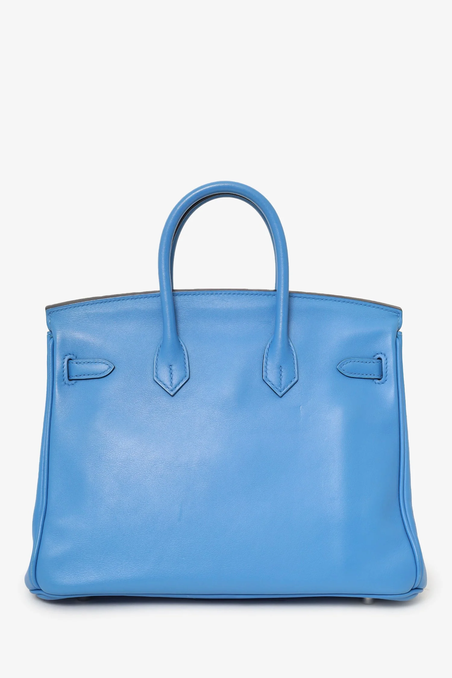 Hermes 2015 Blue Swift Leather Birkin 25 - Image 2