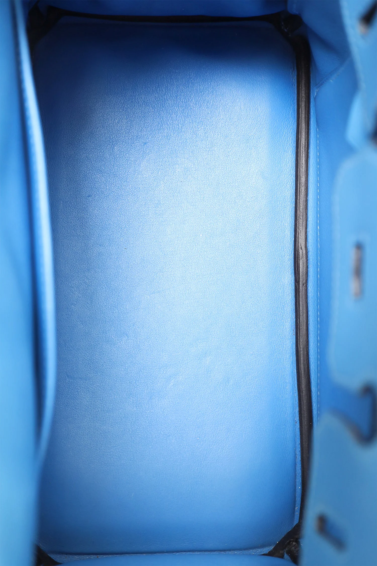Hermes 2015 Blue Swift Leather Birkin 25 - Image 7