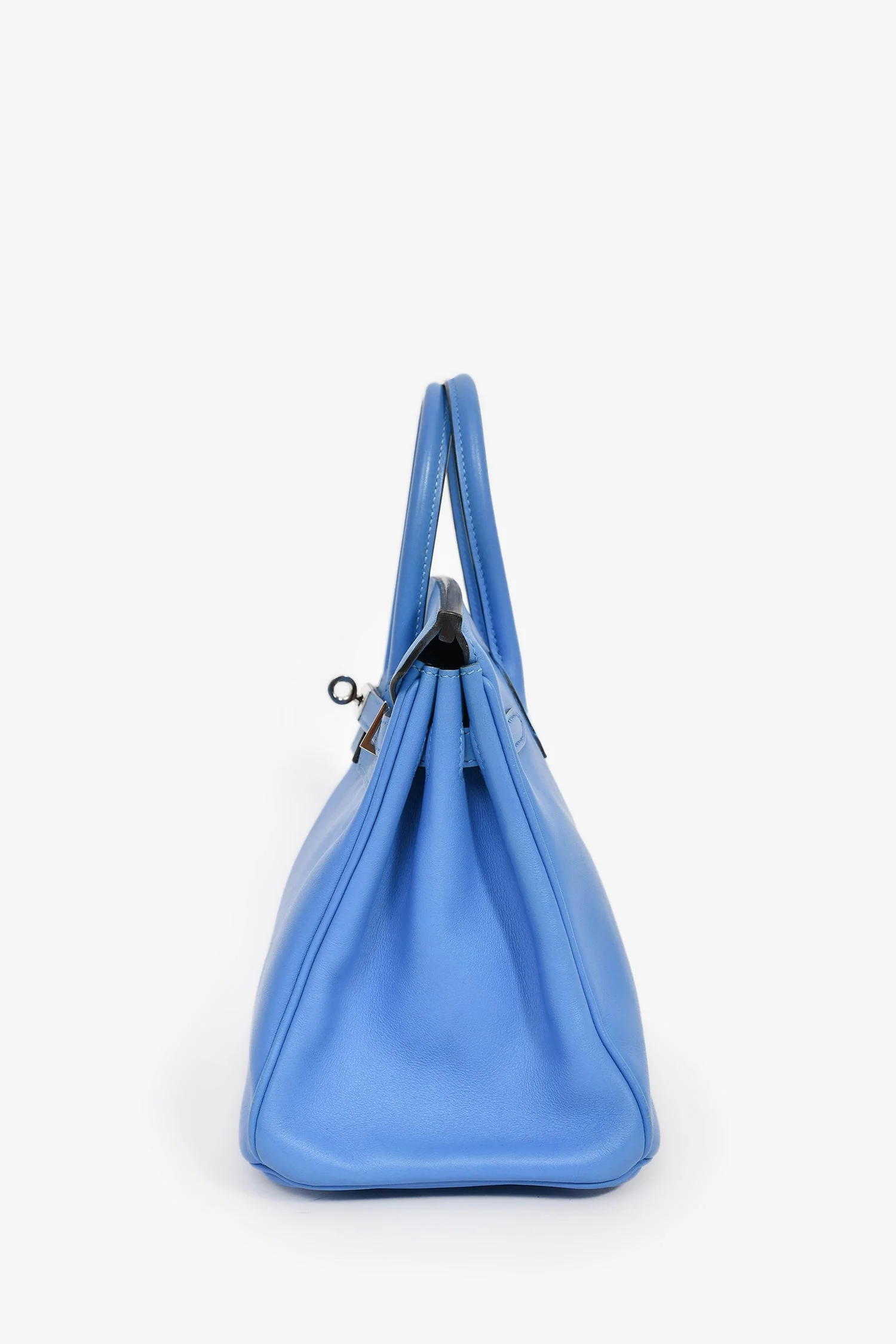 Hermès 2015 Blue Swift Leather Birkin 25 - Image 4