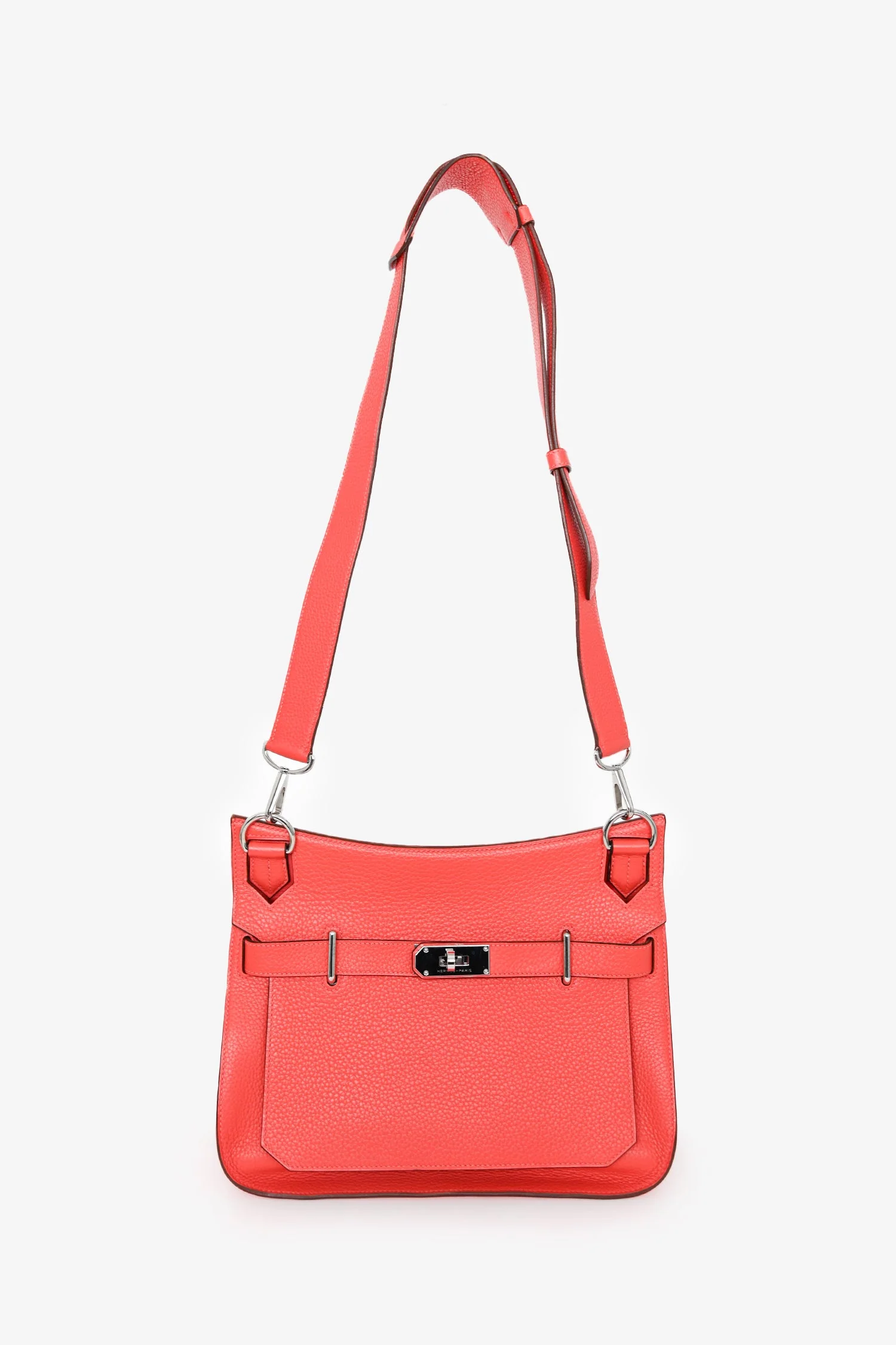 Hermès 2015 Orange Clemence Leather Jypsiere 31 - Image 7