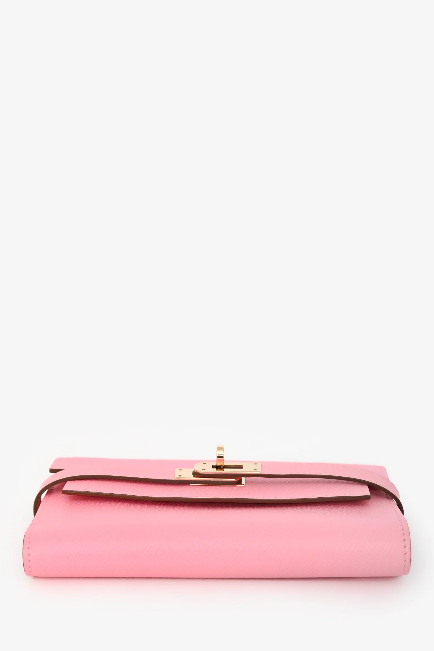 Hermès 2016 Pink Epsom Leather Kelly Depliant Medium Trifold Wallet - Image 5