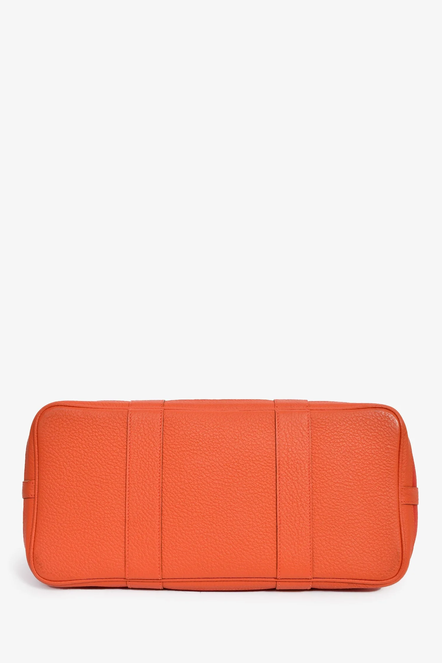 Hermès 2016 Red Canvas/Leather Garden Party Pocket 36 Tote Bag with Strap - Image 5