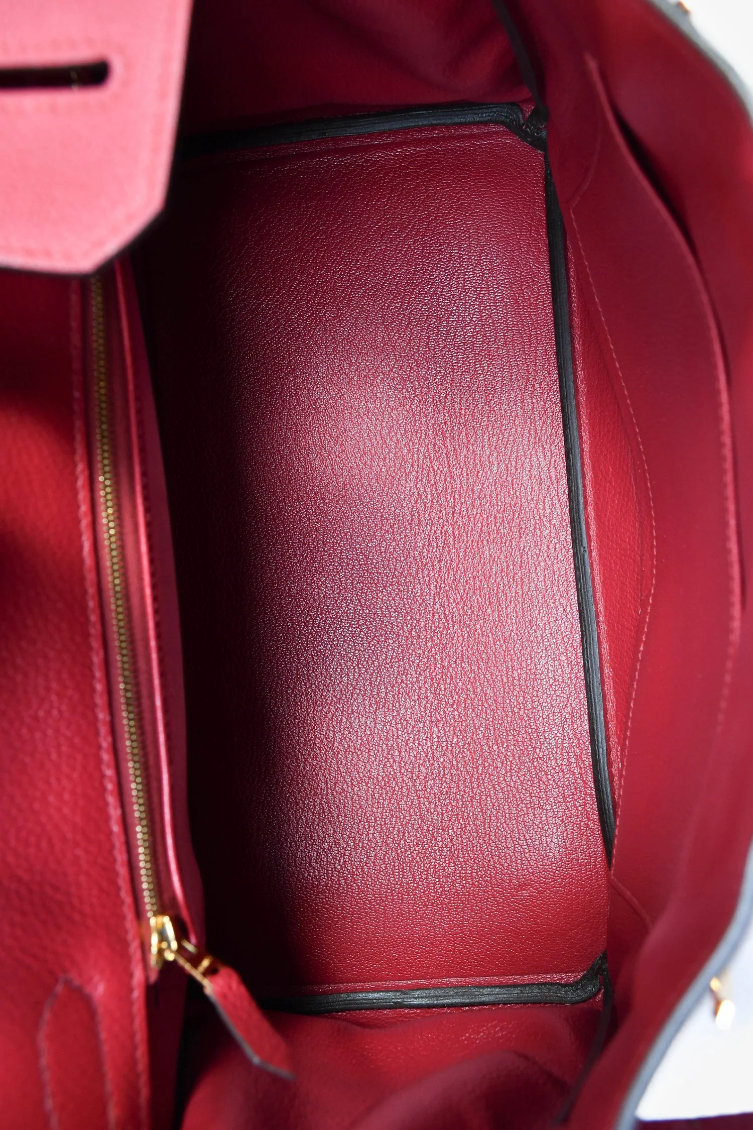 Hermès 2016 Rouge Clemence Leather Birkin 30 GHW - Image 7
