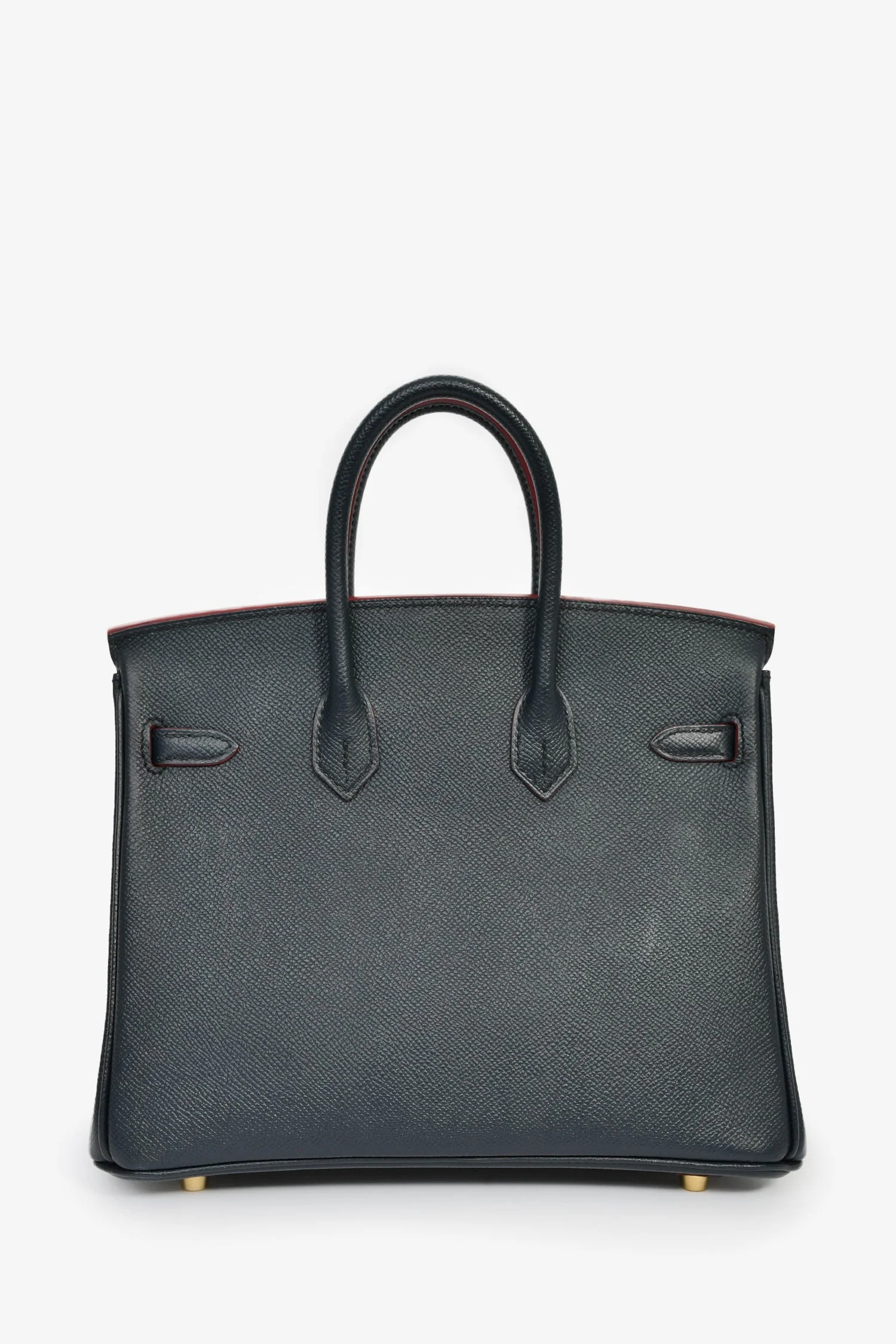 Hermès 2016 Special Order Blue/Red Epsom Leather Birkin 25 - Image 2