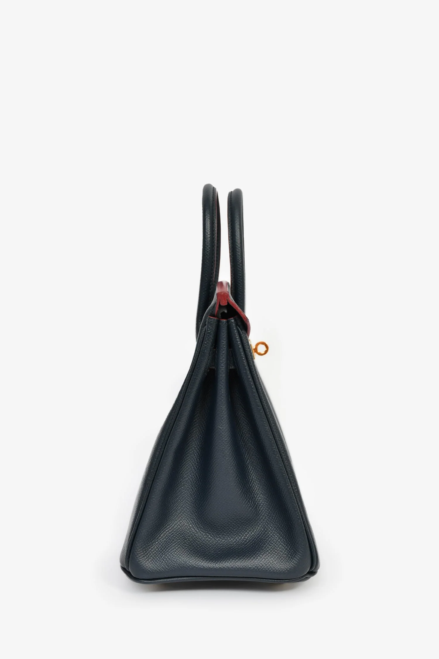 Hermès 2016 Special Order Blue/Red Epsom Leather Birkin 25 - Image 3