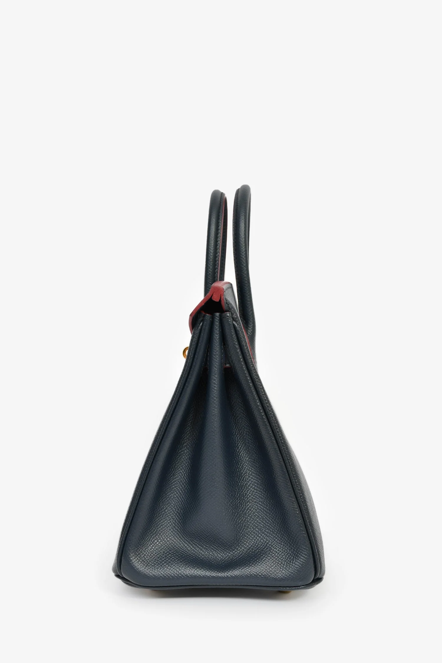 Hermès 2016 Special Order Blue/Red Epsom Leather Birkin 25 - Image 4