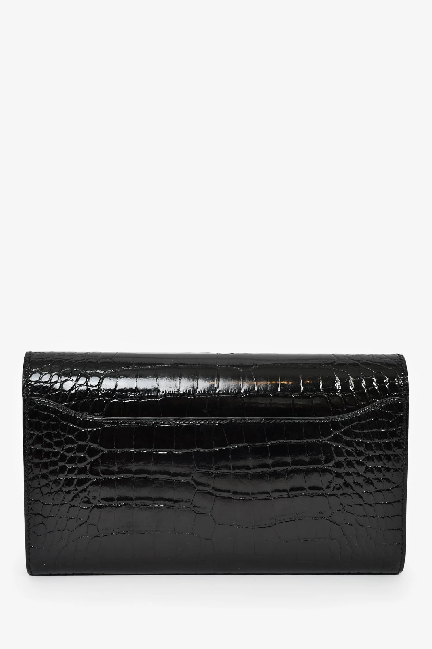 Hermès 2017 Black Alligator Constance Wallet - Image 2