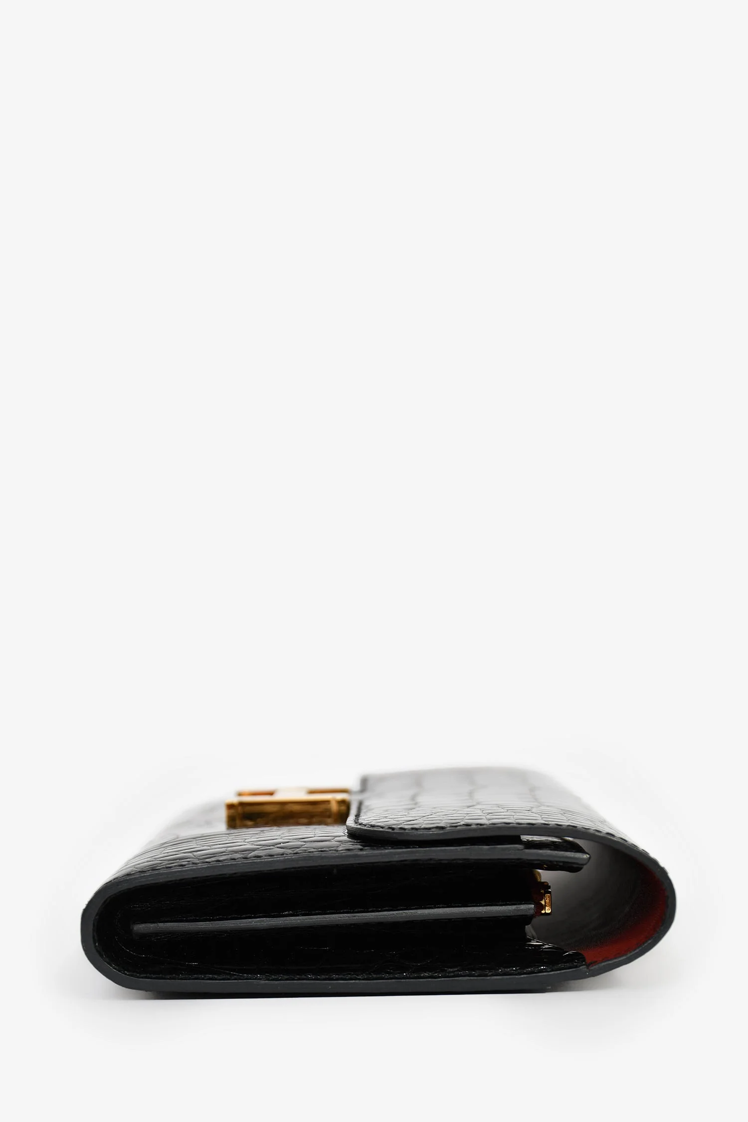 Hermès 2017 Black Alligator Constance Wallet - Image 3
