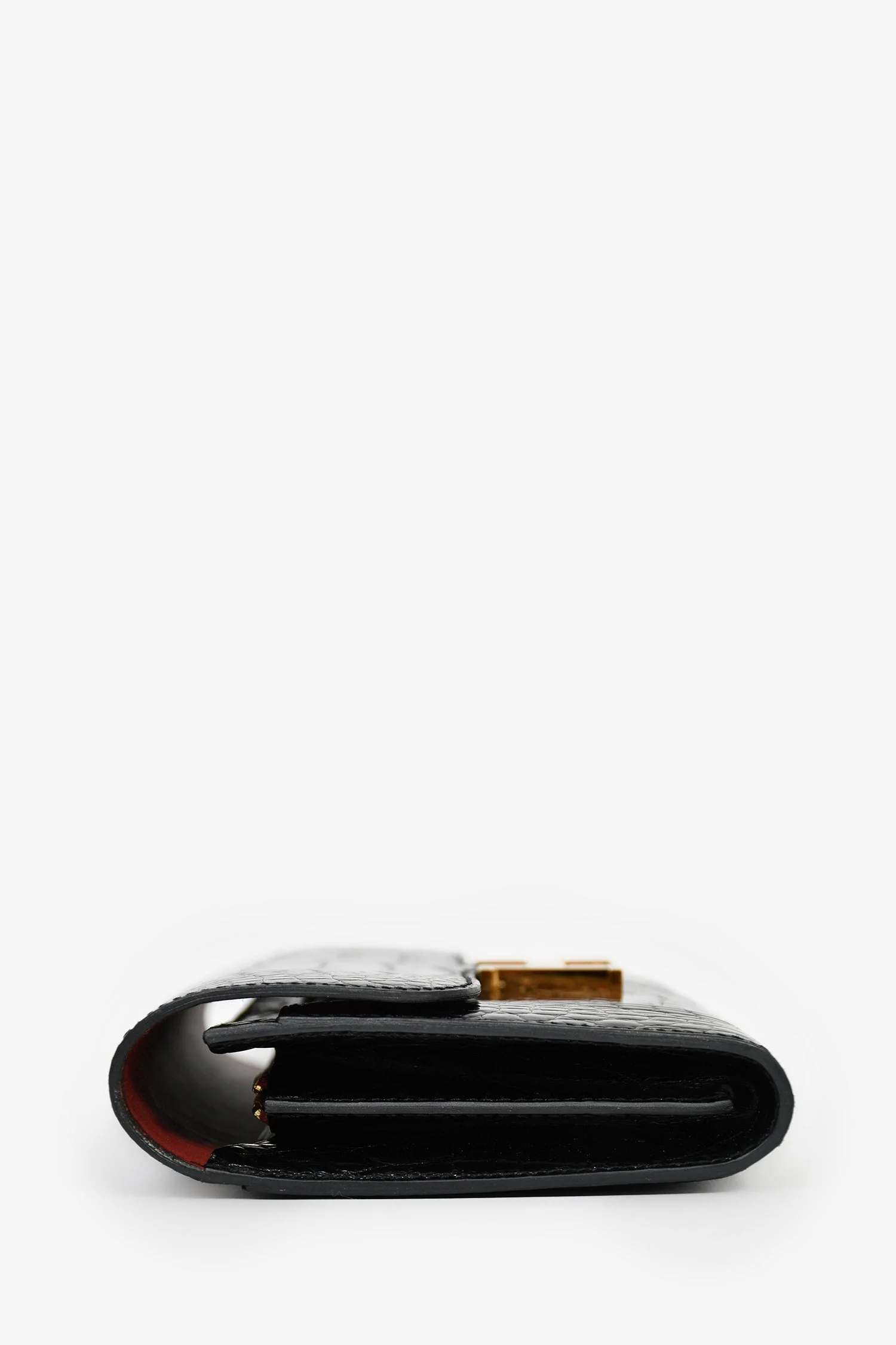 Hermès 2017 Black Alligator Constance Wallet - Image 4