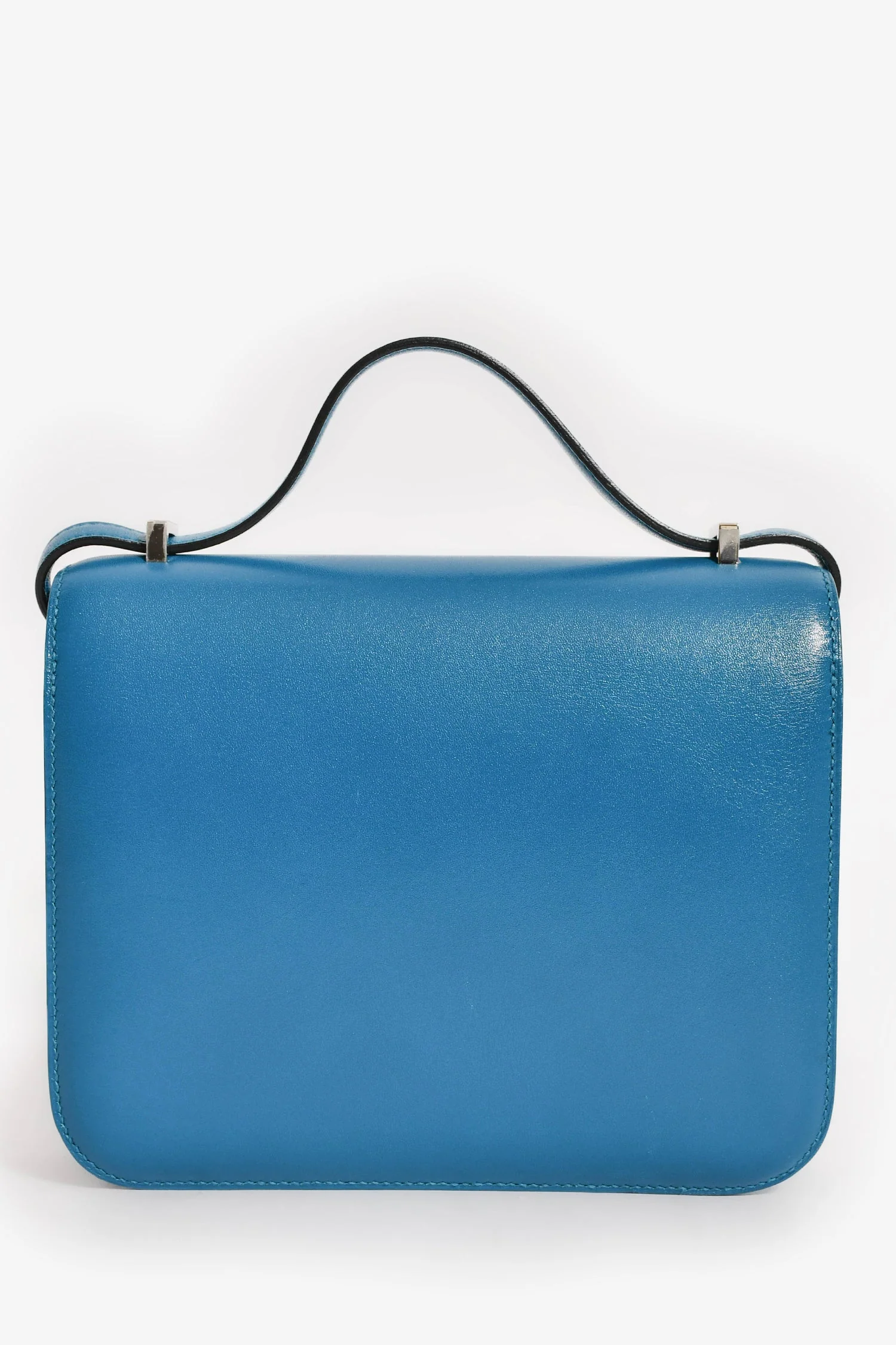 Hermes 2017 Bleu Izmir Tadelakt Leather Constance 18 - Image 2