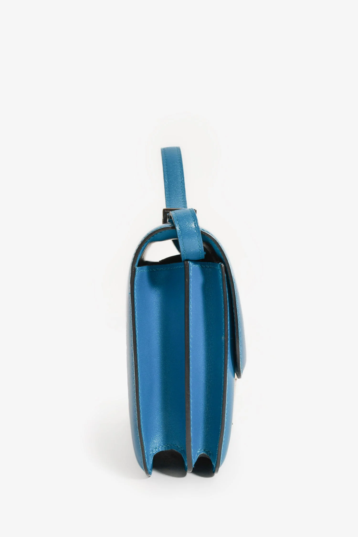 Hermes 2017 Bleu Izmir Tadelakt Leather Constance 18 - Image 3