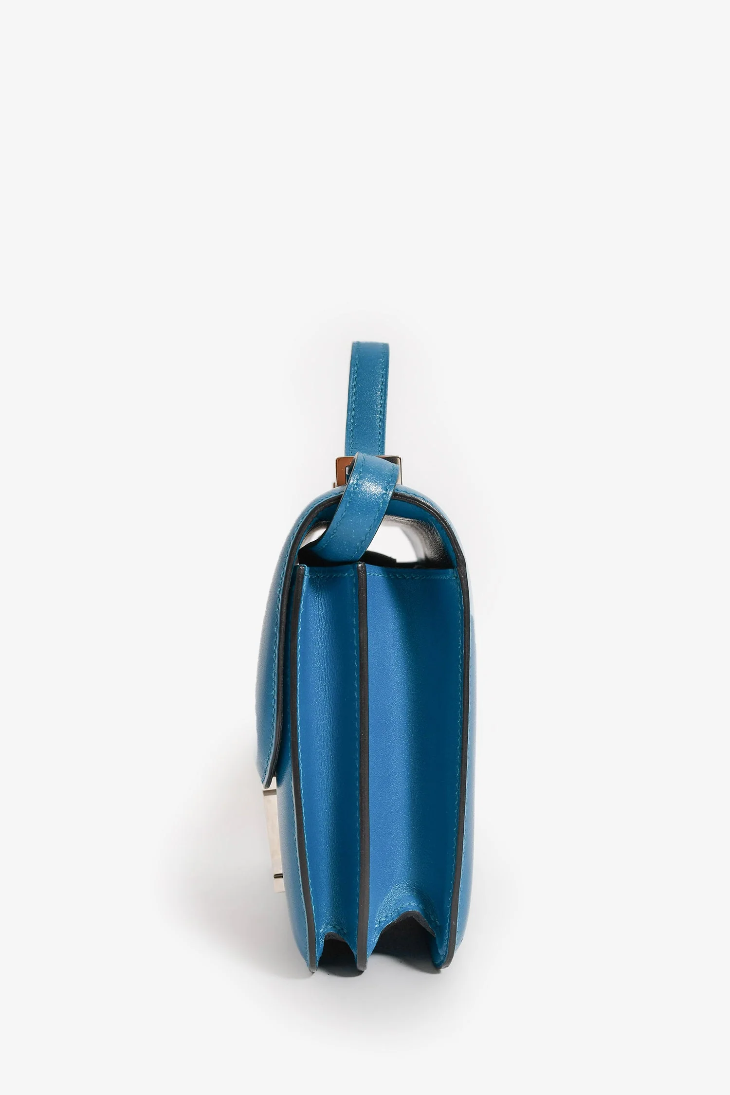 Hermes 2017 Bleu Izmir Tadelakt Leather Constance 18 - Image 4