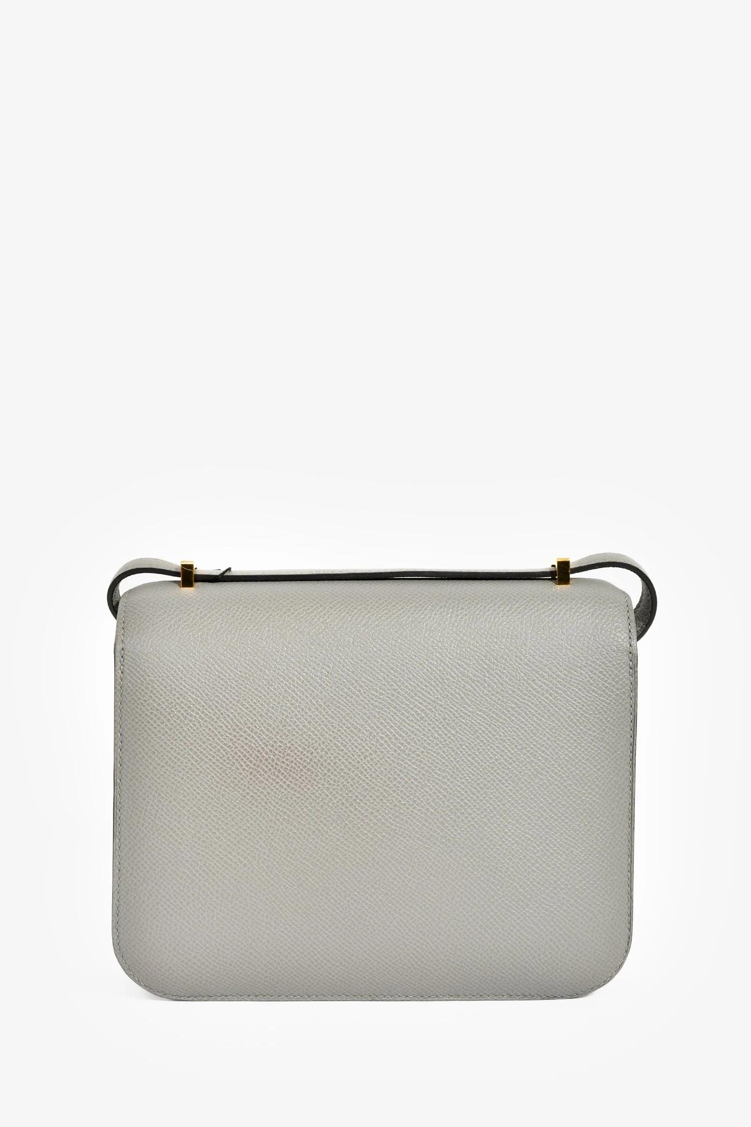 Hermès 2017 Gris Mouette Epsom Leather Mini Constance 18 - Image 2