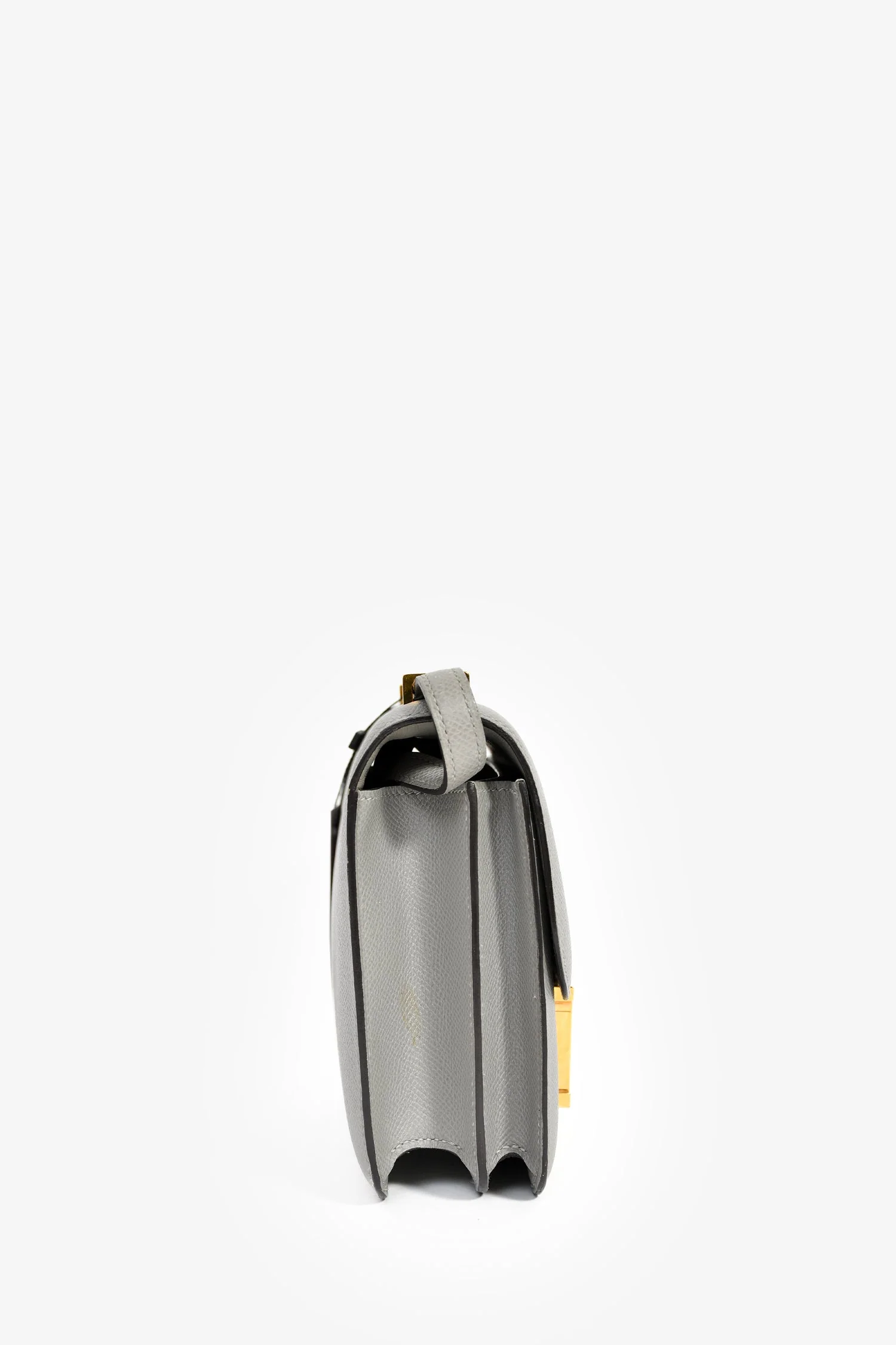 Hermès 2017 Gris Mouette Epsom Leather Mini Constance 18 - Image 3