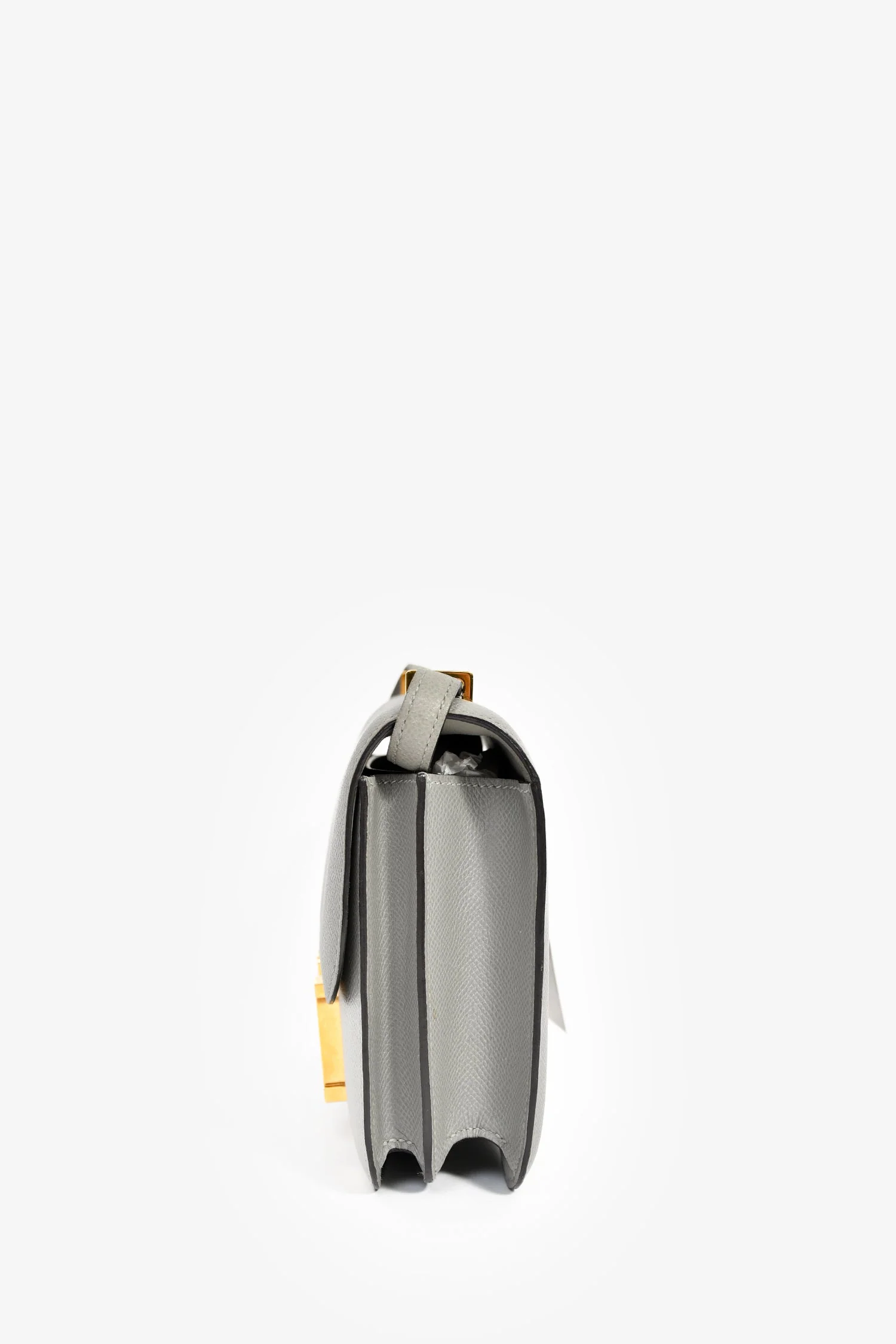 Hermès 2017 Gris Mouette Epsom Leather Mini Constance 18 - Image 4