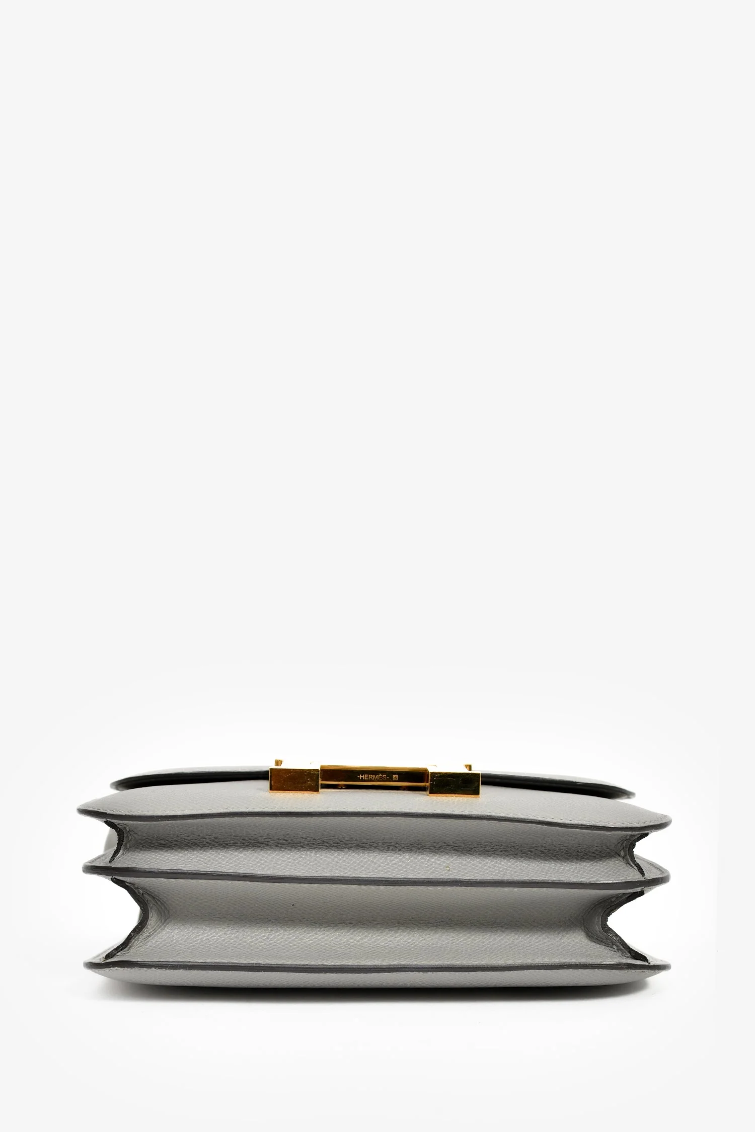 Hermès 2017 Gris Mouette Epsom Leather Mini Constance 18 - Image 5