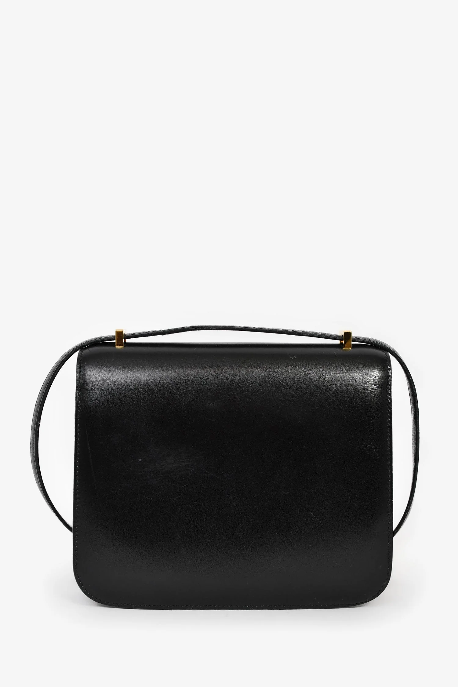 Hermès 2018 Black Box Leather Mini Constance 18 - Image 2