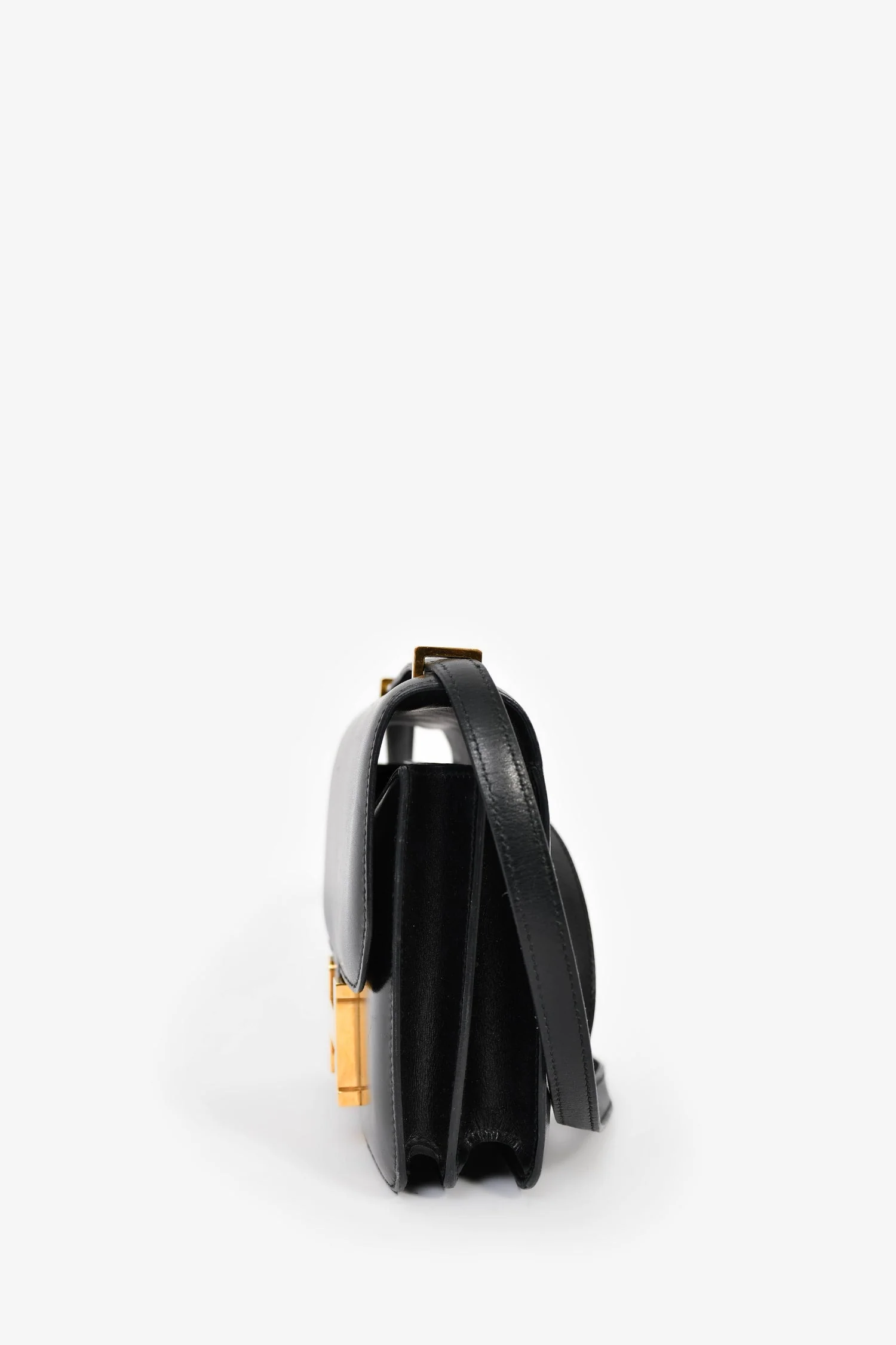 Hermès 2018 Black Box Leather Mini Constance 18 - Image 4